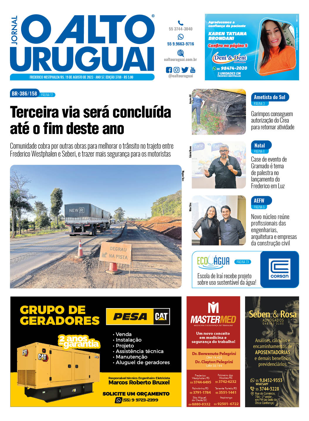 Capa Edição 3708 - Sábado