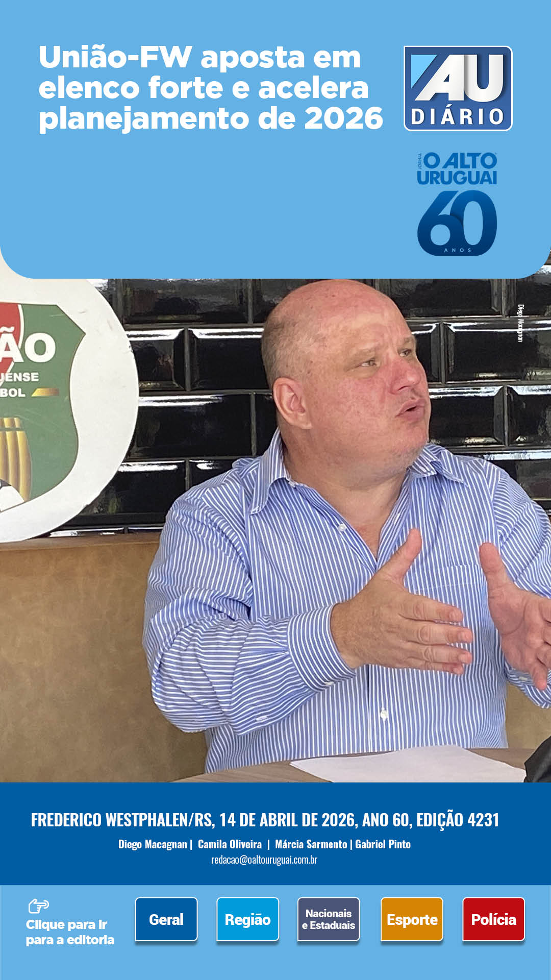 Capa Edição 4231 - Terça