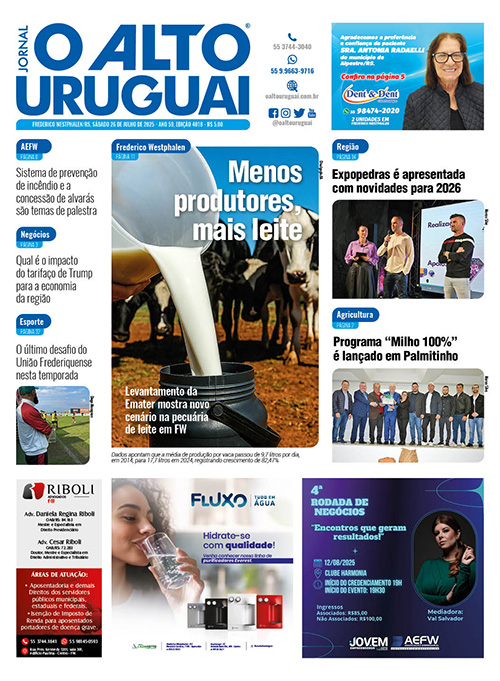 Capa Edição 4018 -Sábado