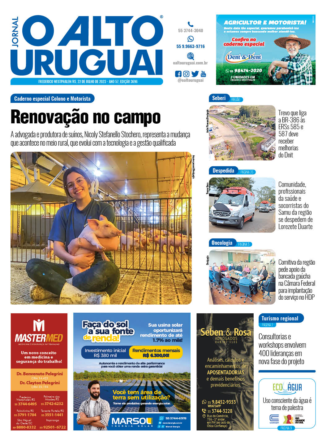 Capa Edição 3696 - Sábado