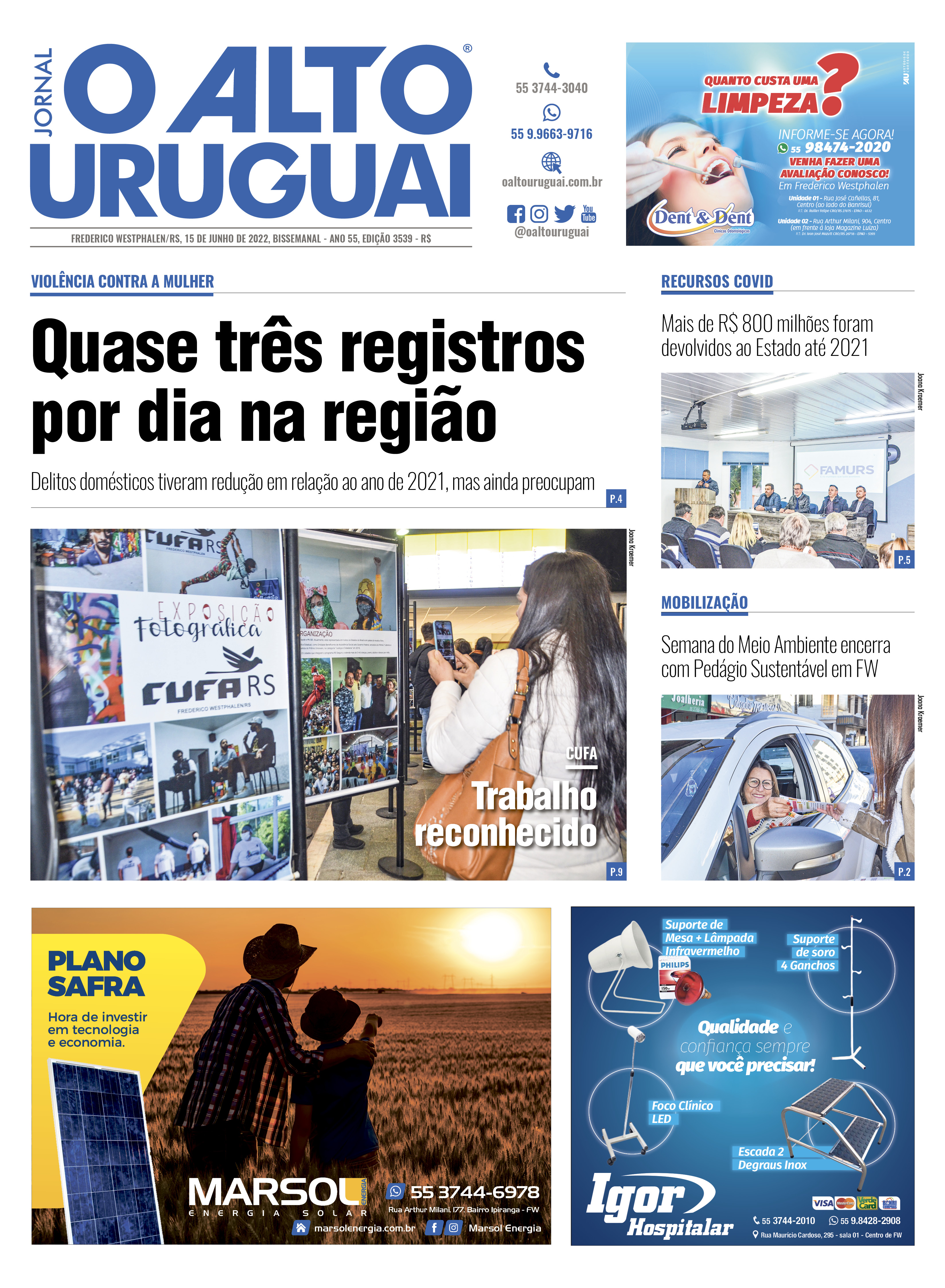 Capa Edição 3539 - Quarta