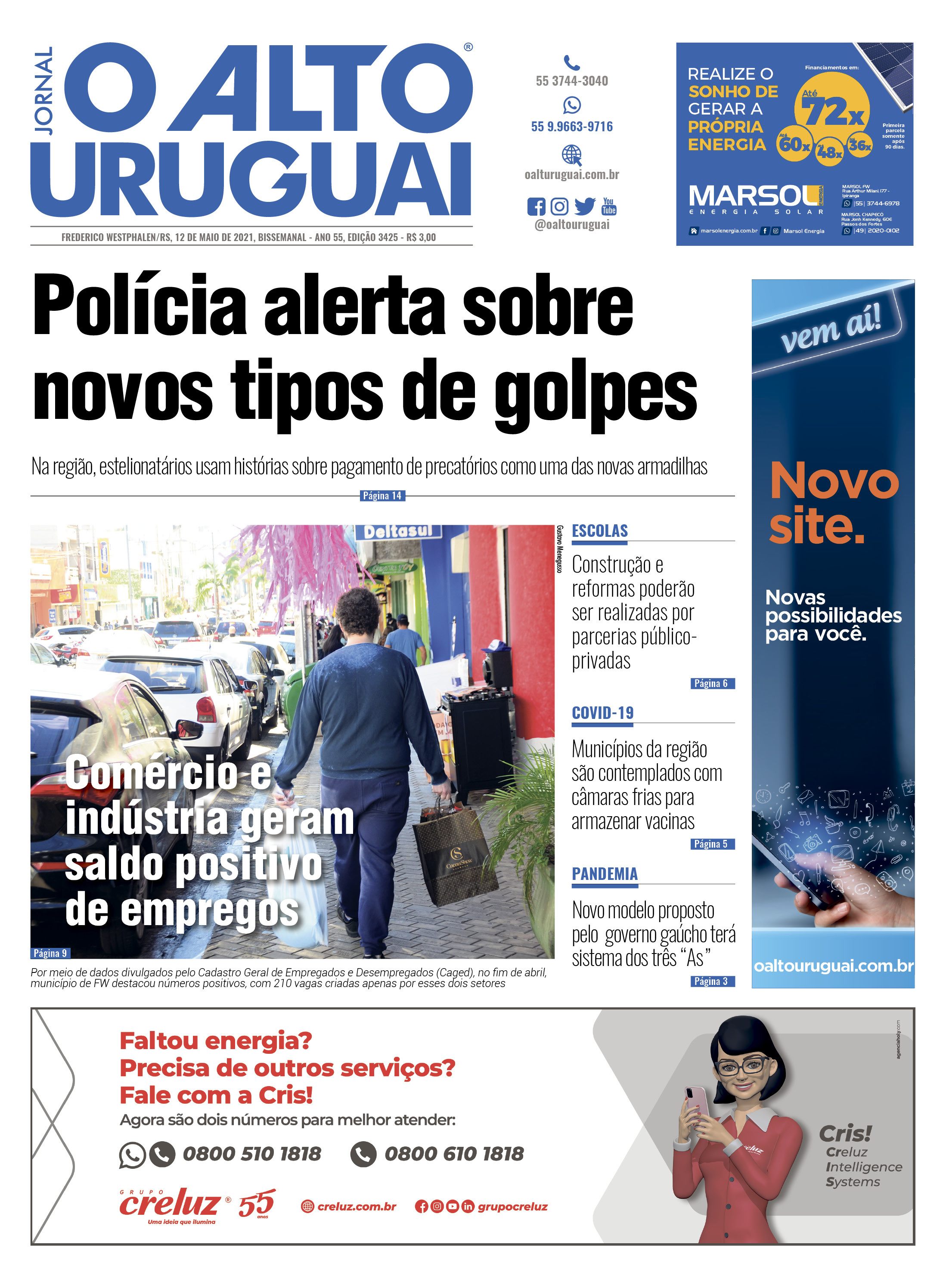 Capa Edição 3425 - Quarta