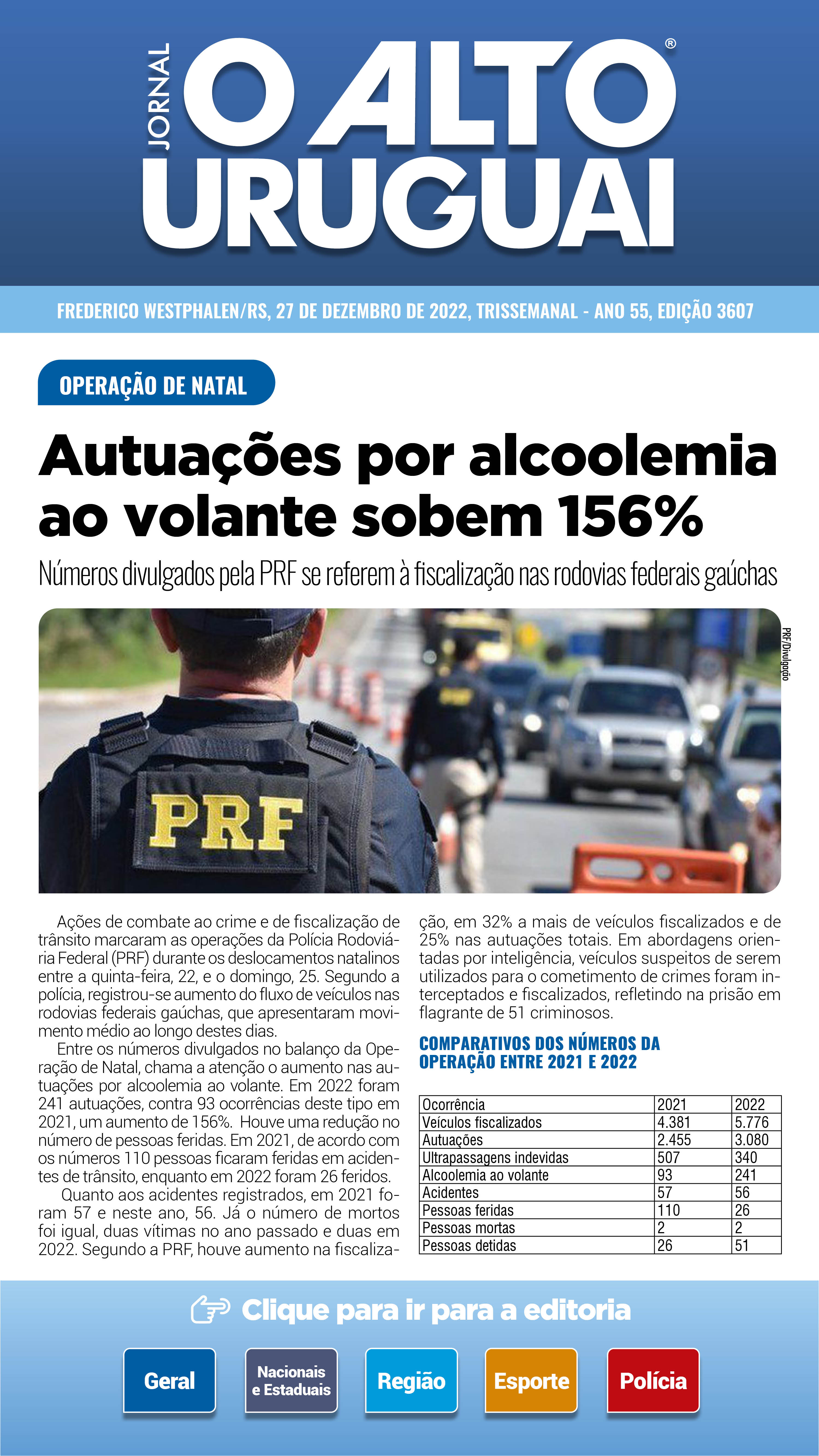 Capa Edição 3607- Terça