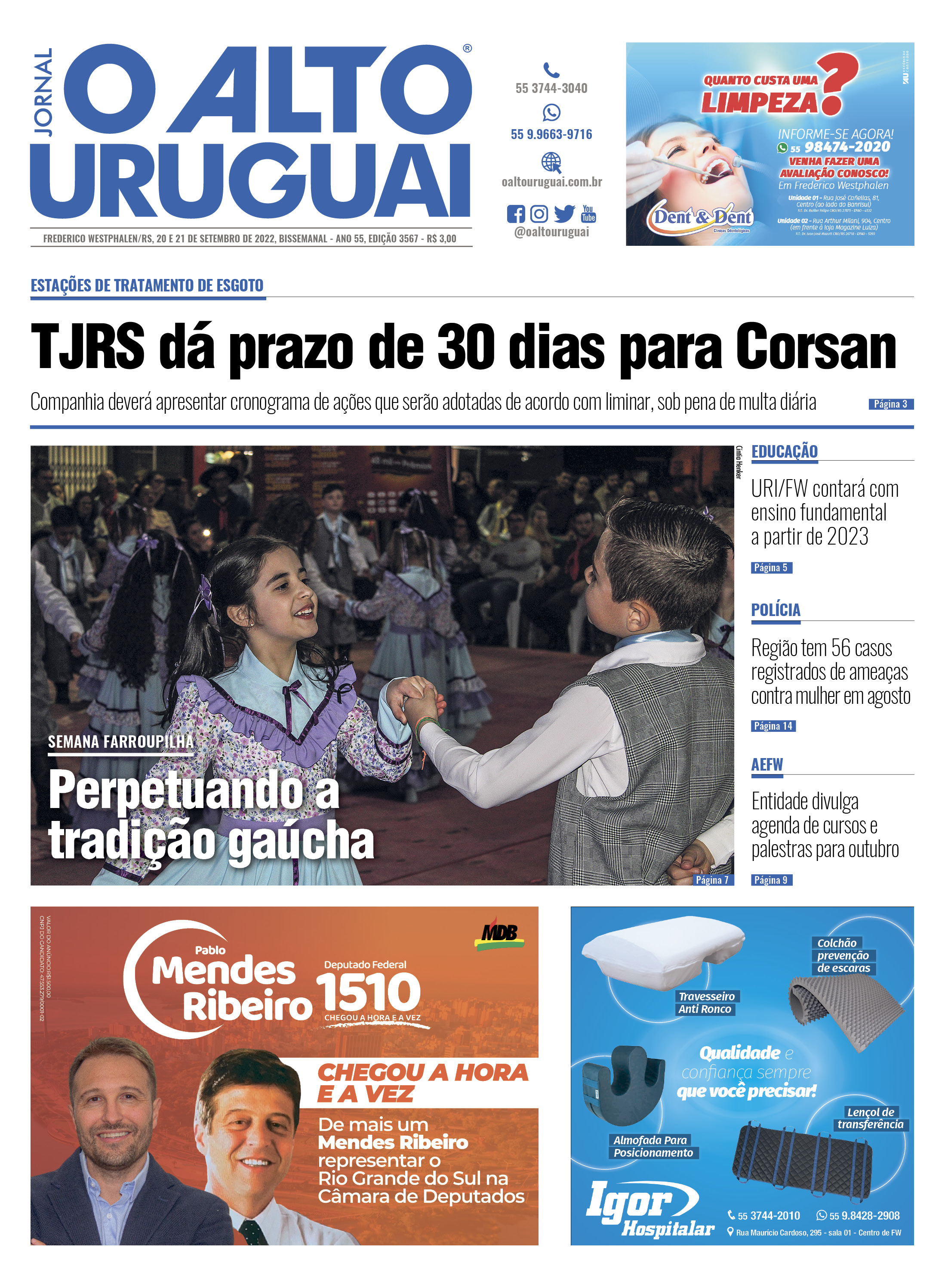 Capa Edição 3567 - Quarta