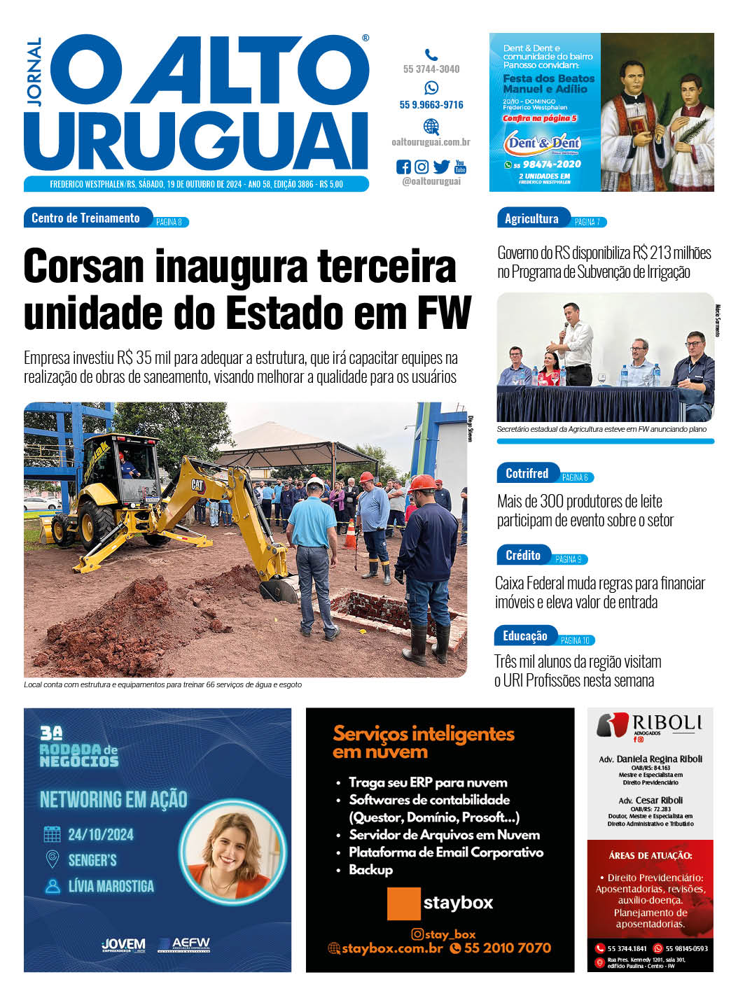 Capa Edição 3886 - Sábado