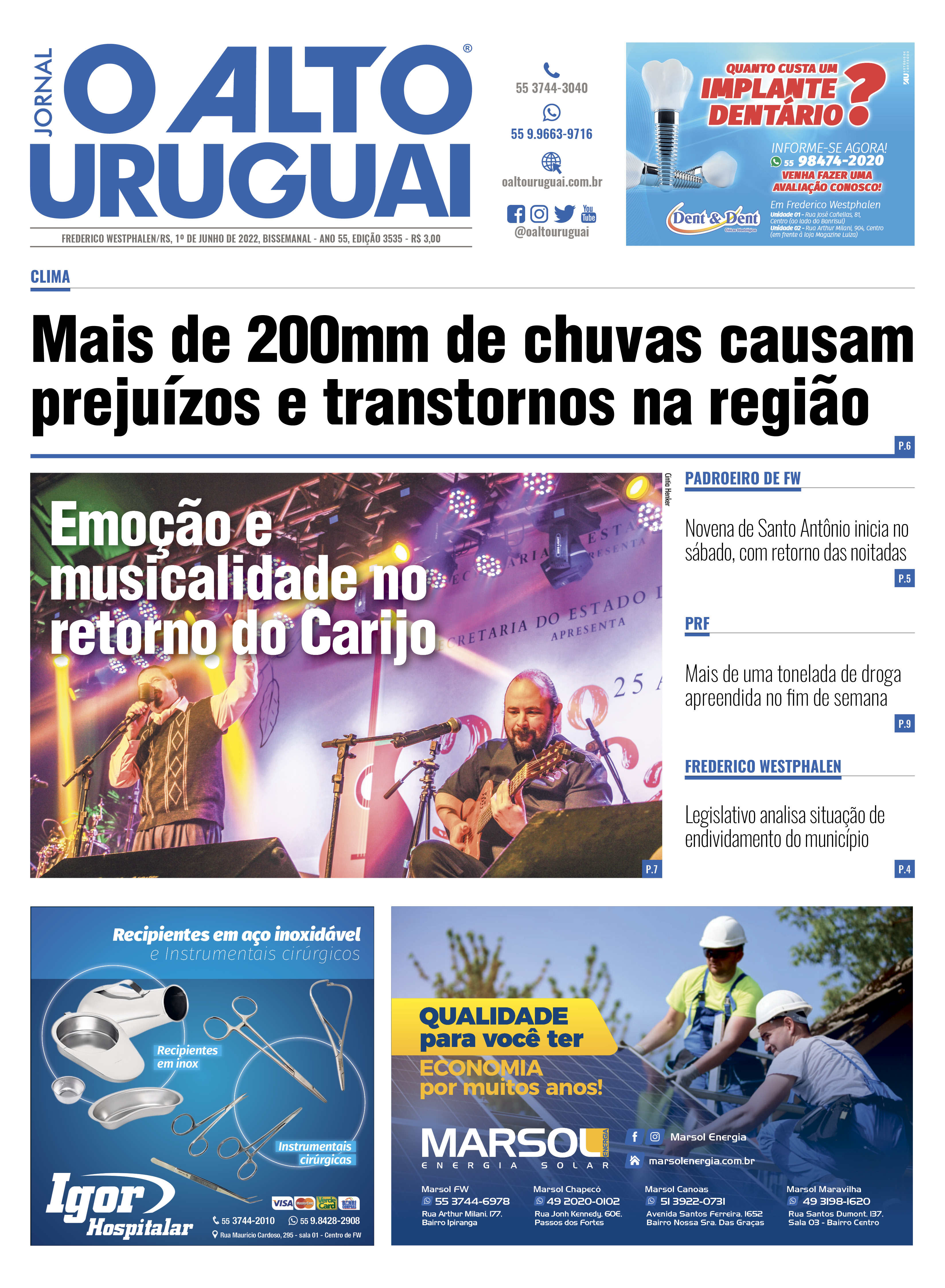 Capa Edição 3535 - Quarta