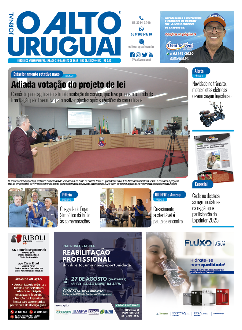 Capa Edição 4042 - Sábado