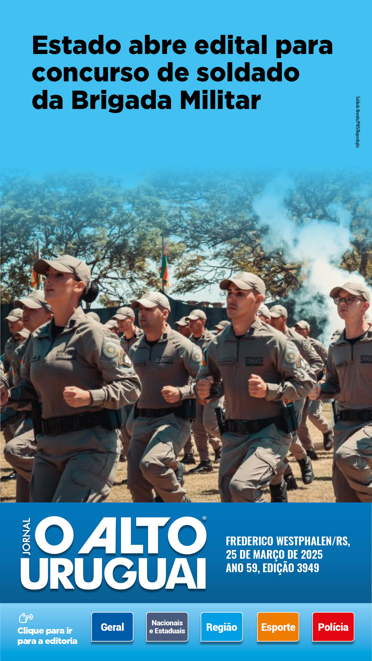 Capa Edição 3949 - Terça