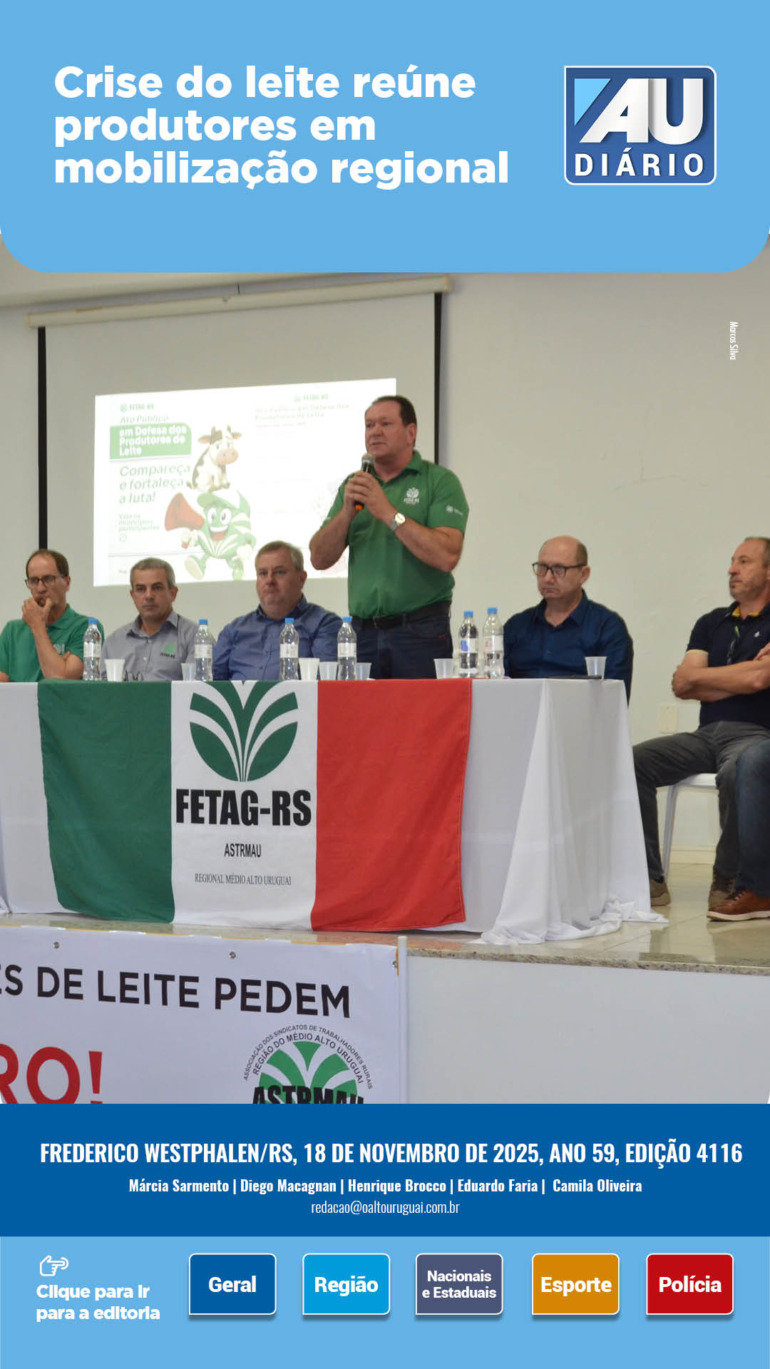 Capa Edição 4116 - Terça