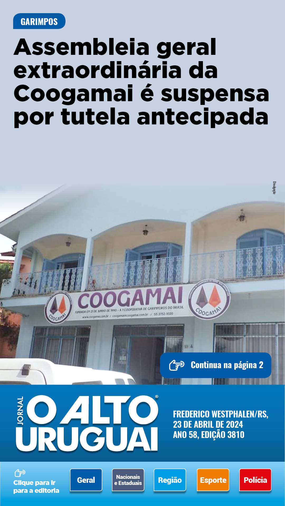 Capa Edição 3810 - Terça