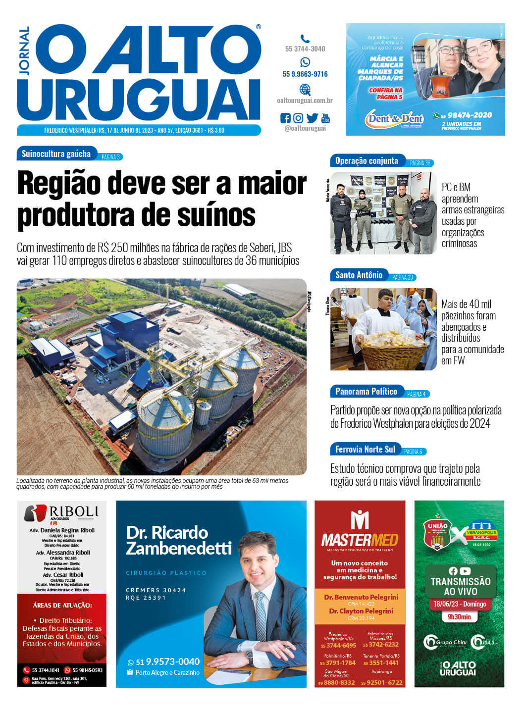 Capa Edição 3681 - Sábado