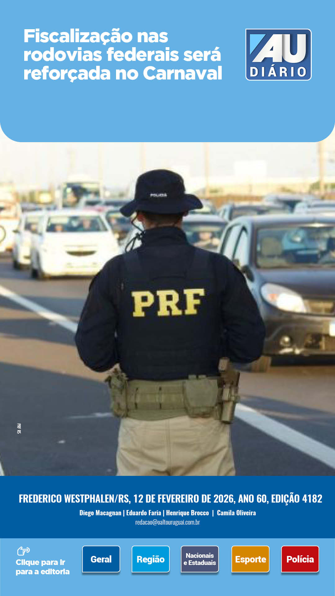 Capa Edição 4182 - Quinta