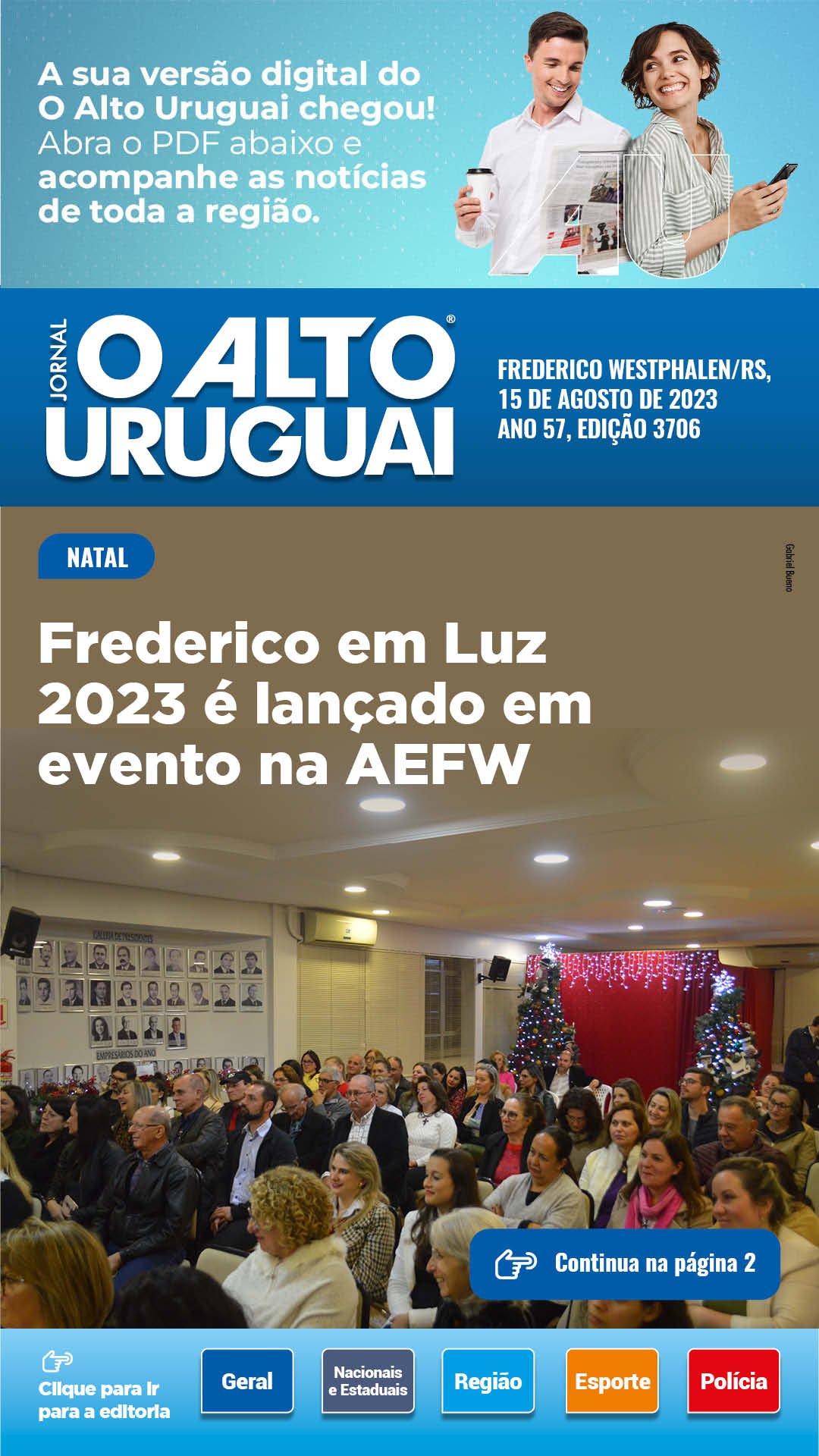 Capa Edição 3706 - Terça