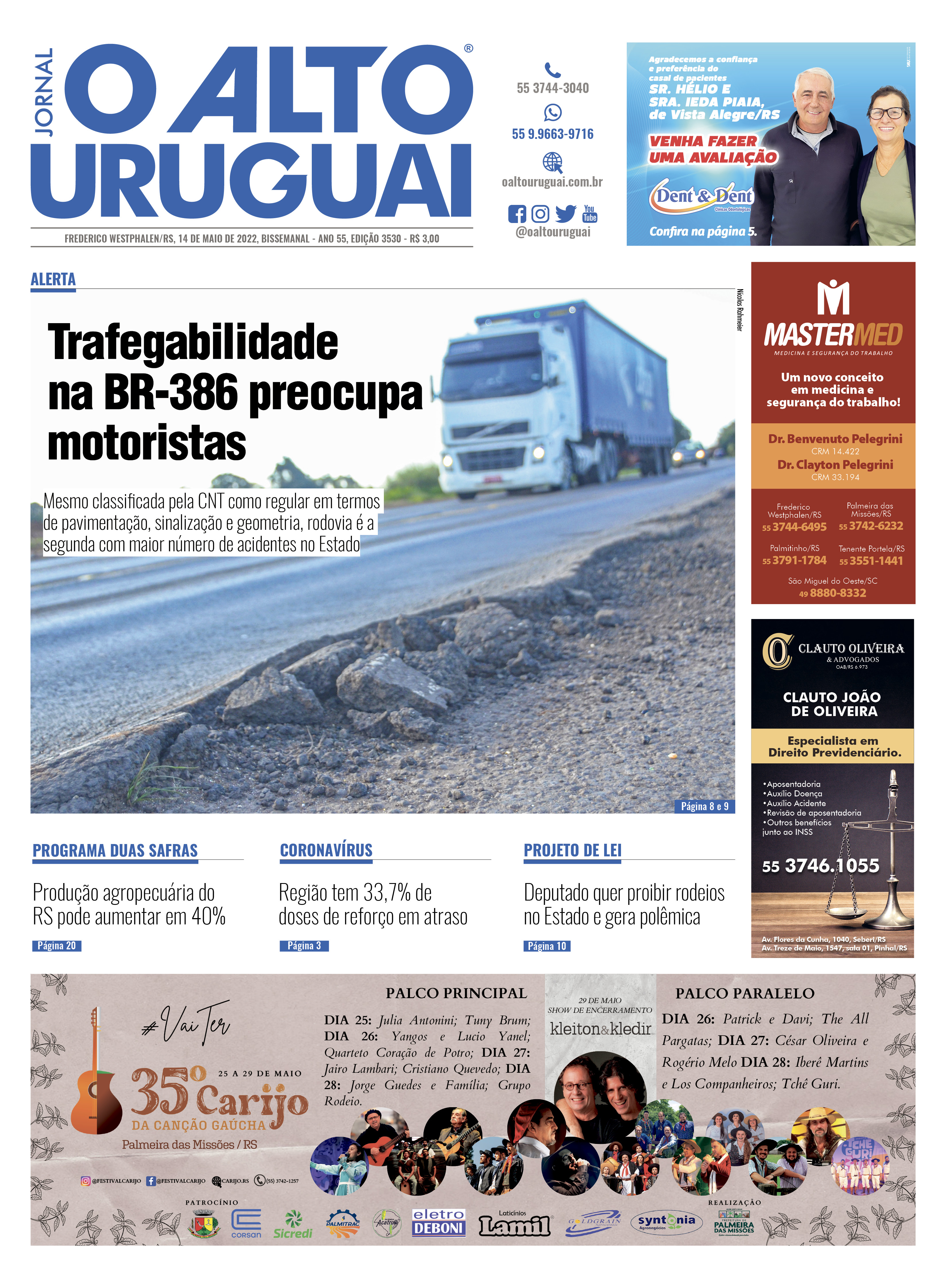 Capa Edição 3530 - Sábado