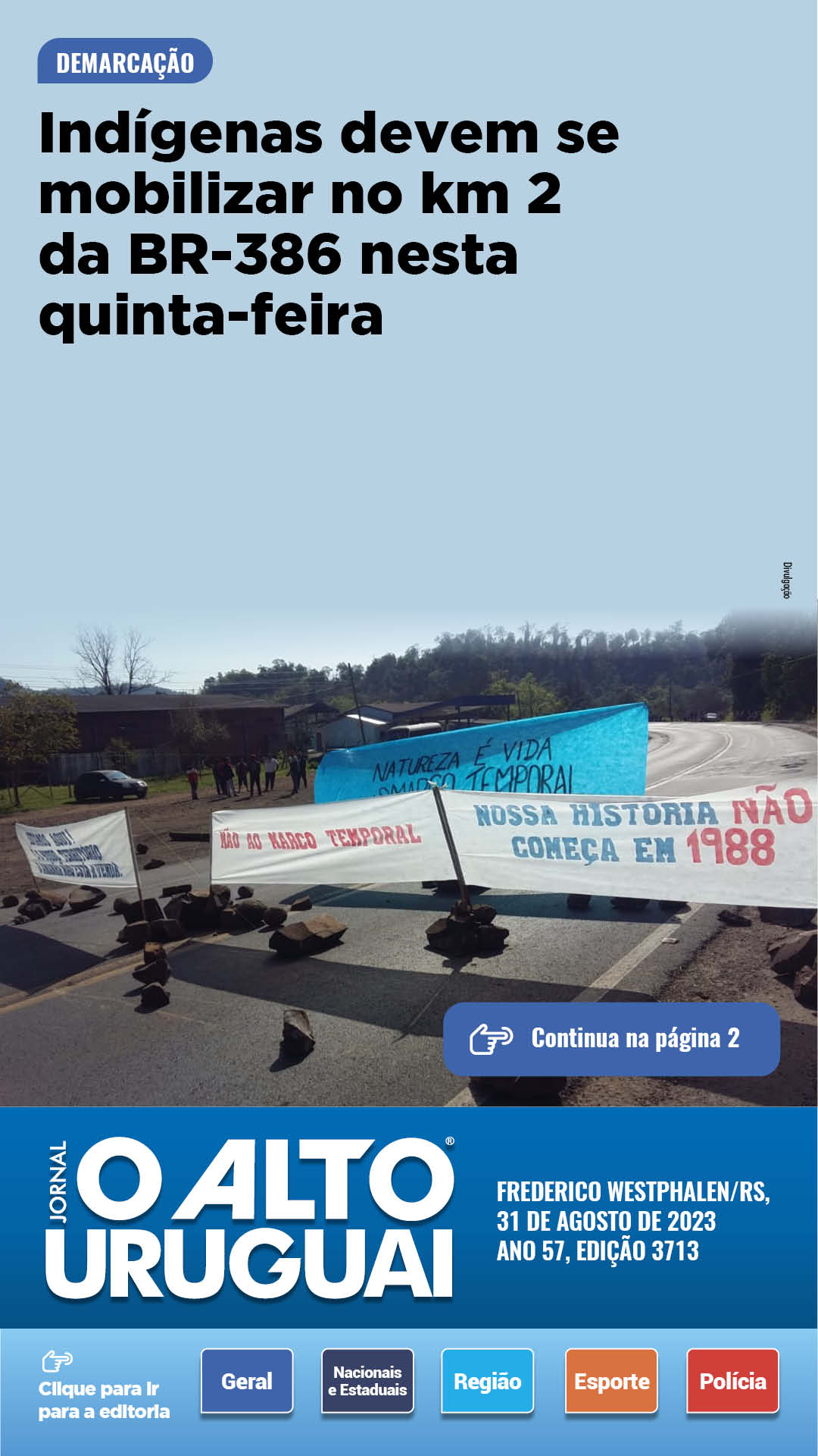 Capa Edição 3713 - Quinta