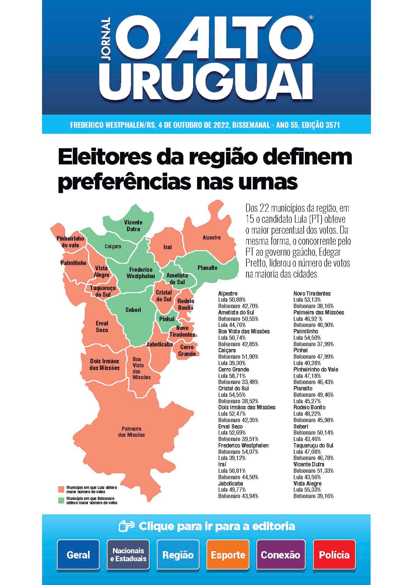 Capa Edição 3571 - Terça