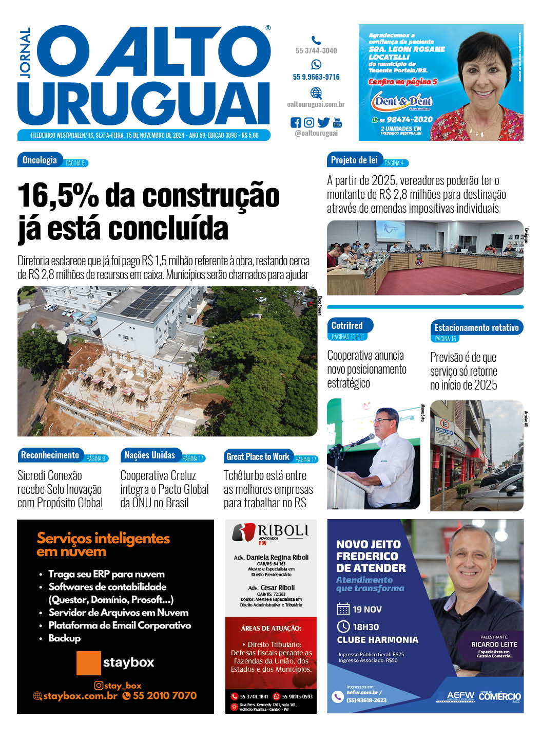 Capa Edição 3898 - Sexta