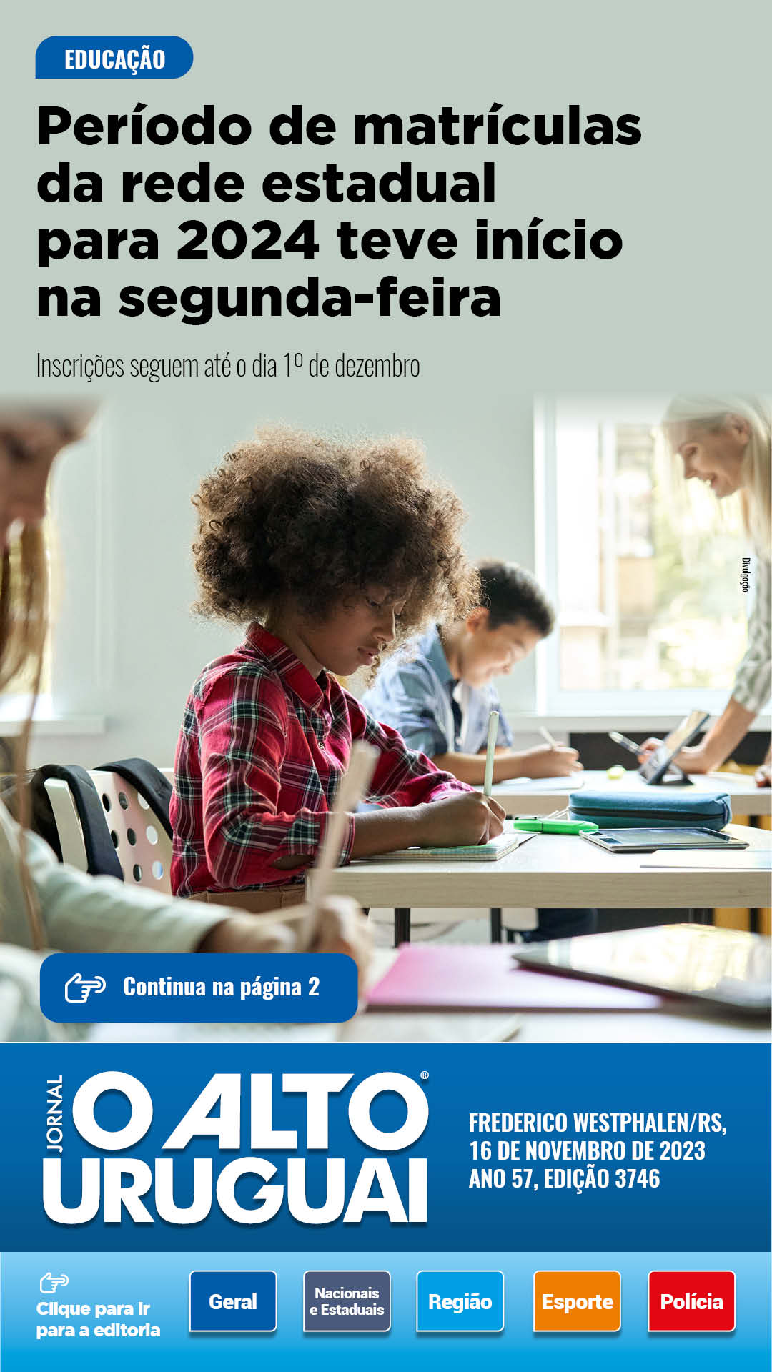 Capa Edição 3746 - Quinta