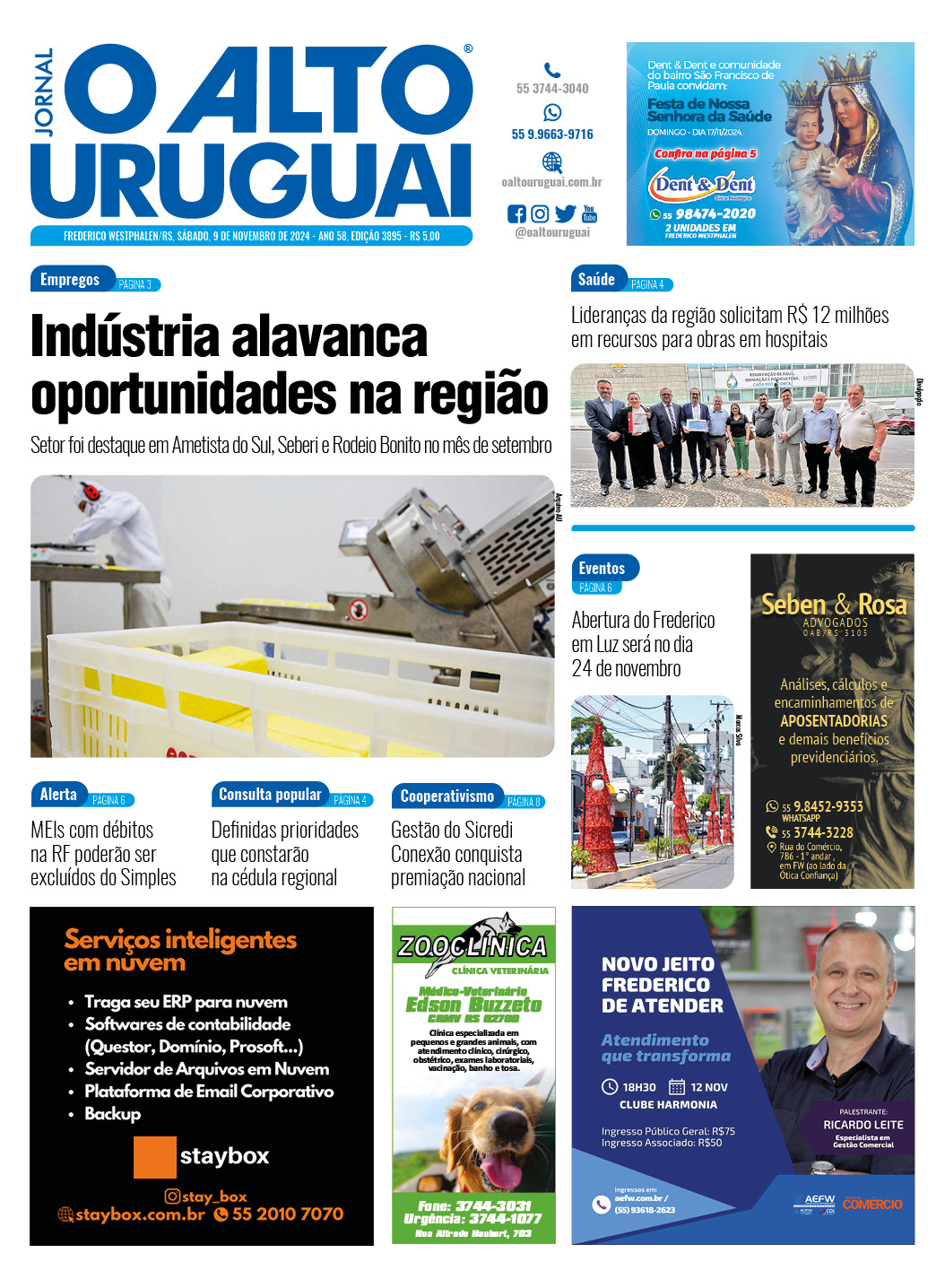 Capa Edição 3895 - Sábado