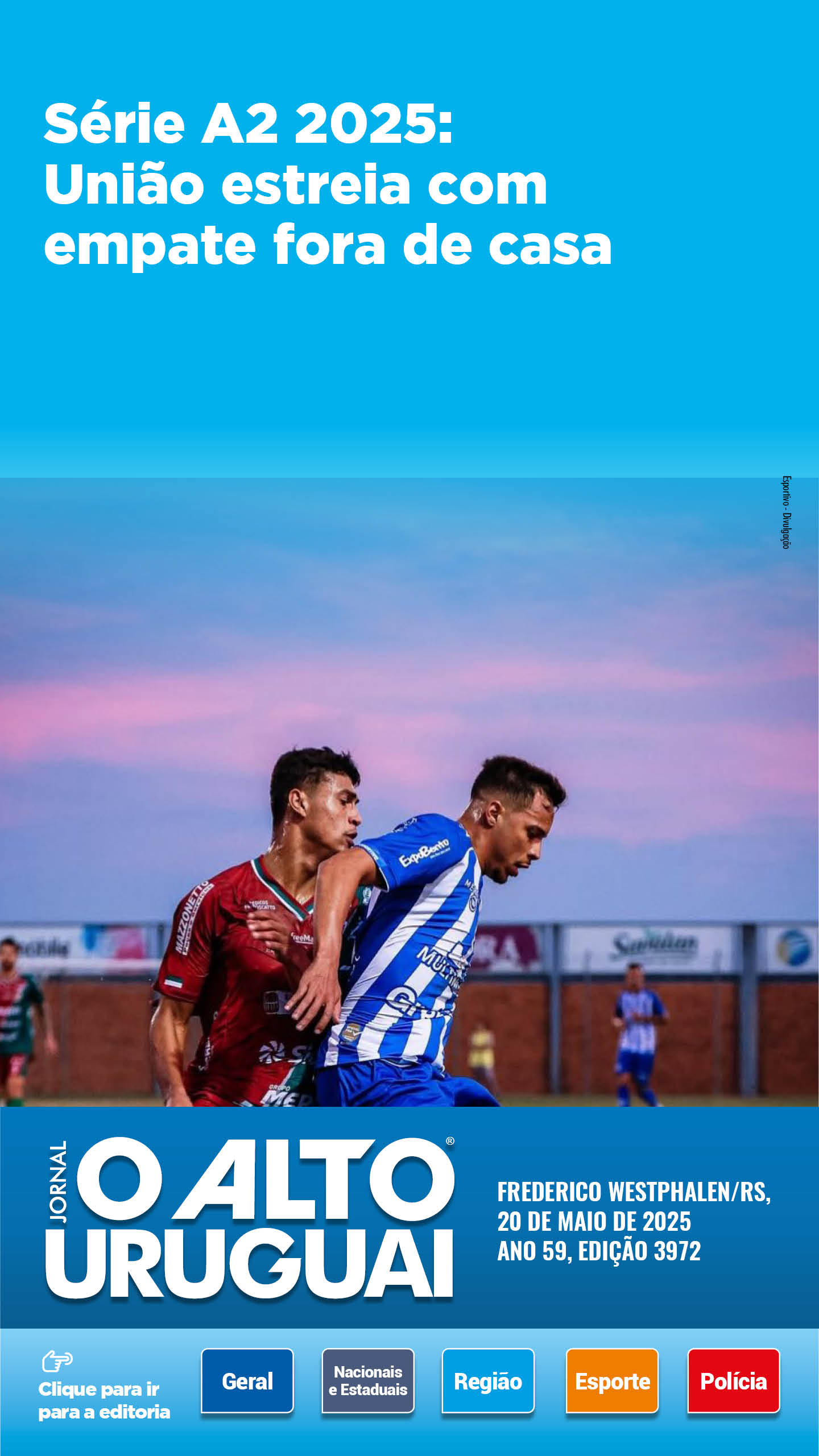 Capa Edição 3972 - Terça