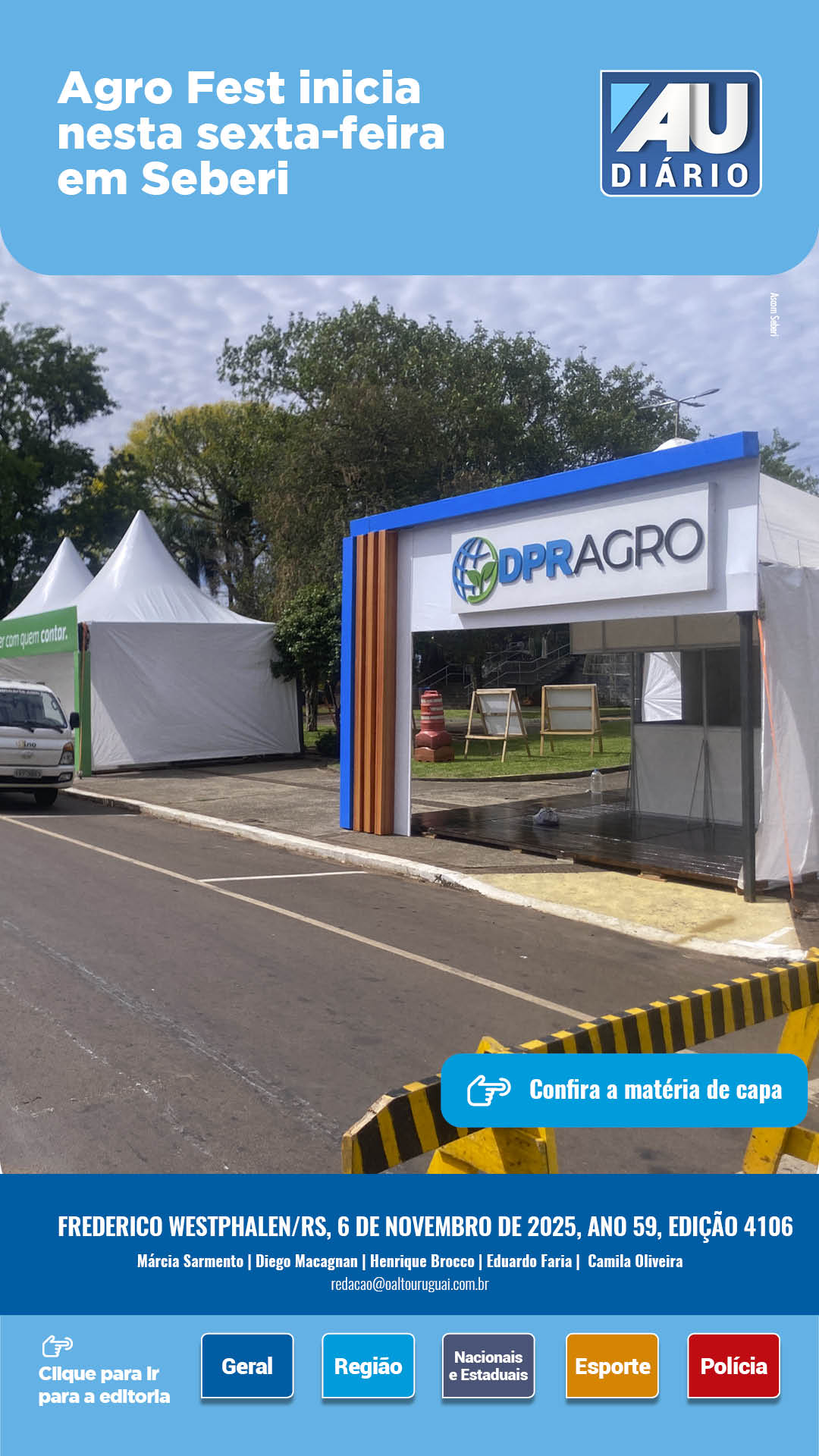 Capa Edição 4106 - Quinta