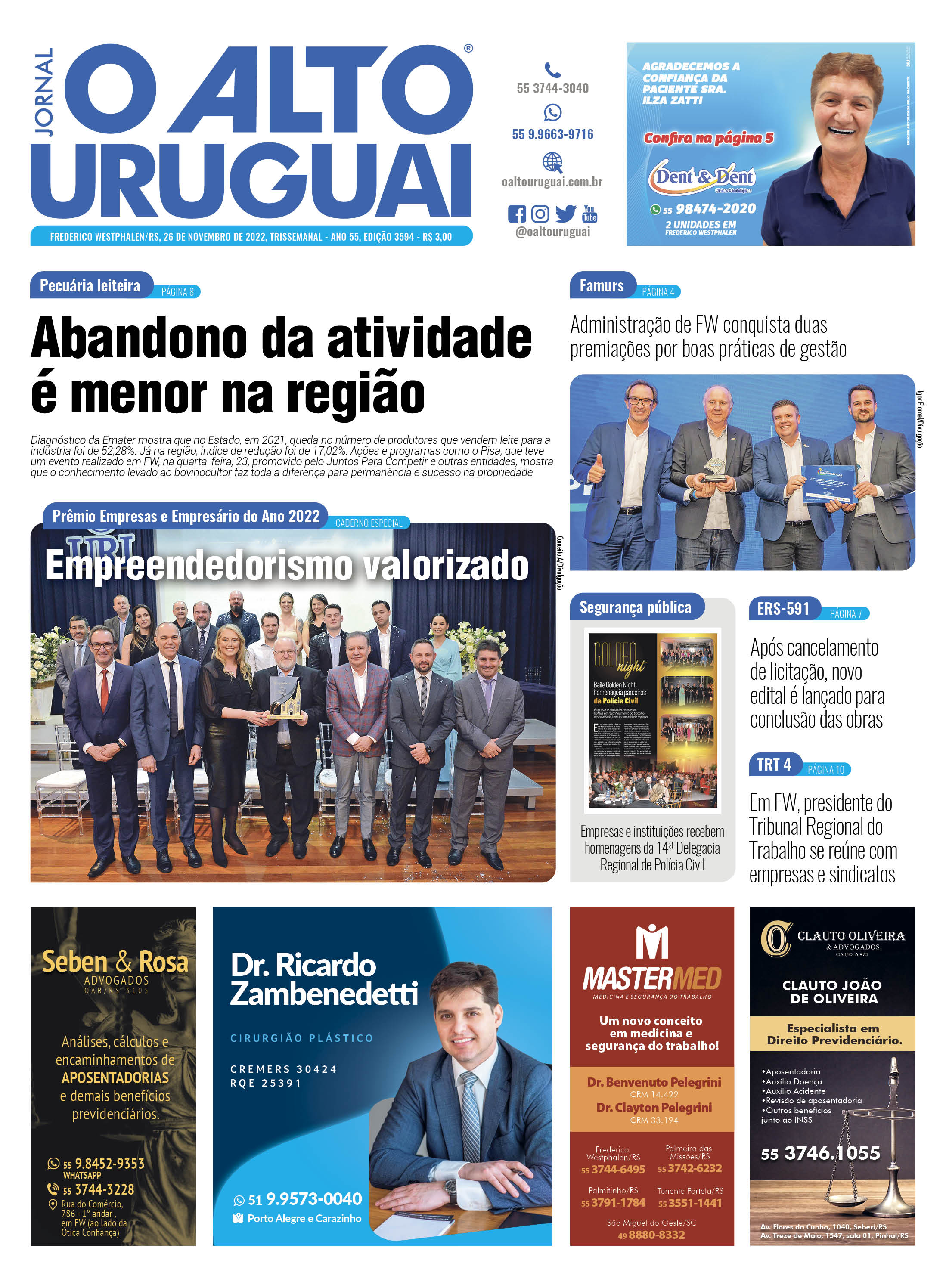 Capa Edição 3594 - Sábado