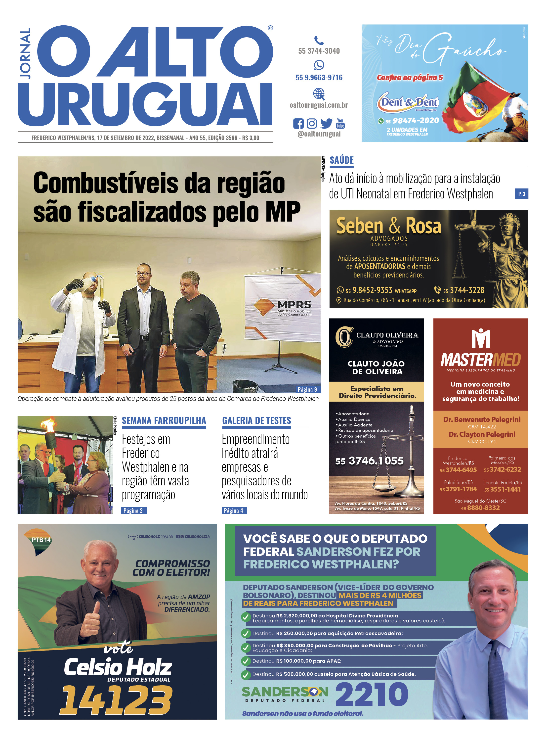 Capa Edição 3566 - Sábado