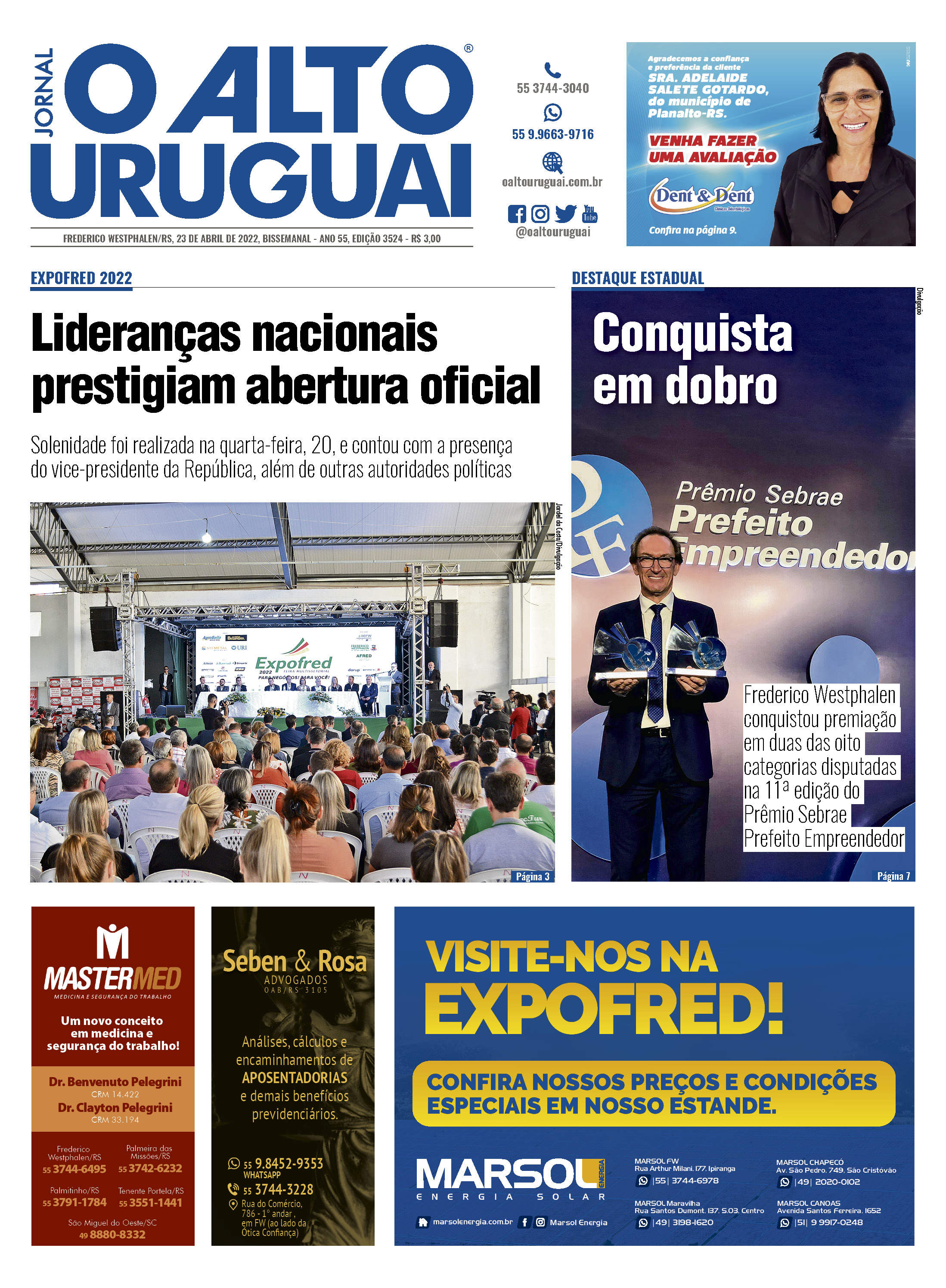 Capa Edição 3524 - Sábado
