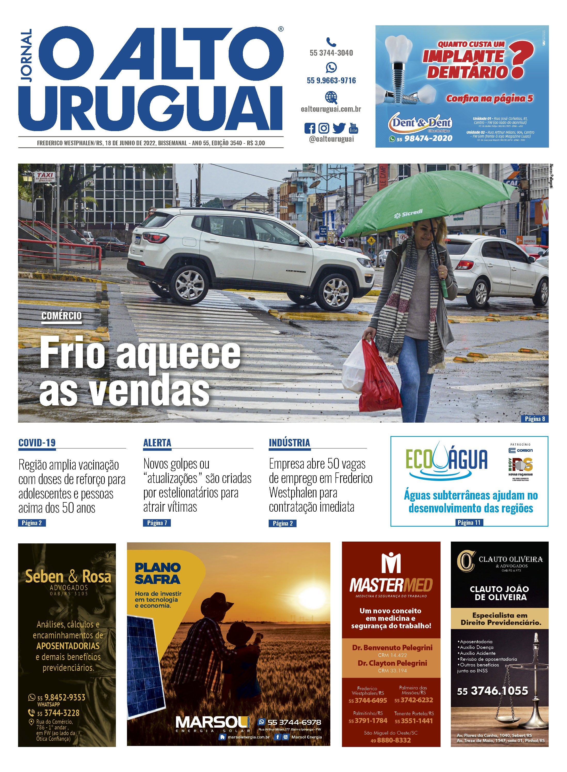 Capa Edição 3540 - Sábado