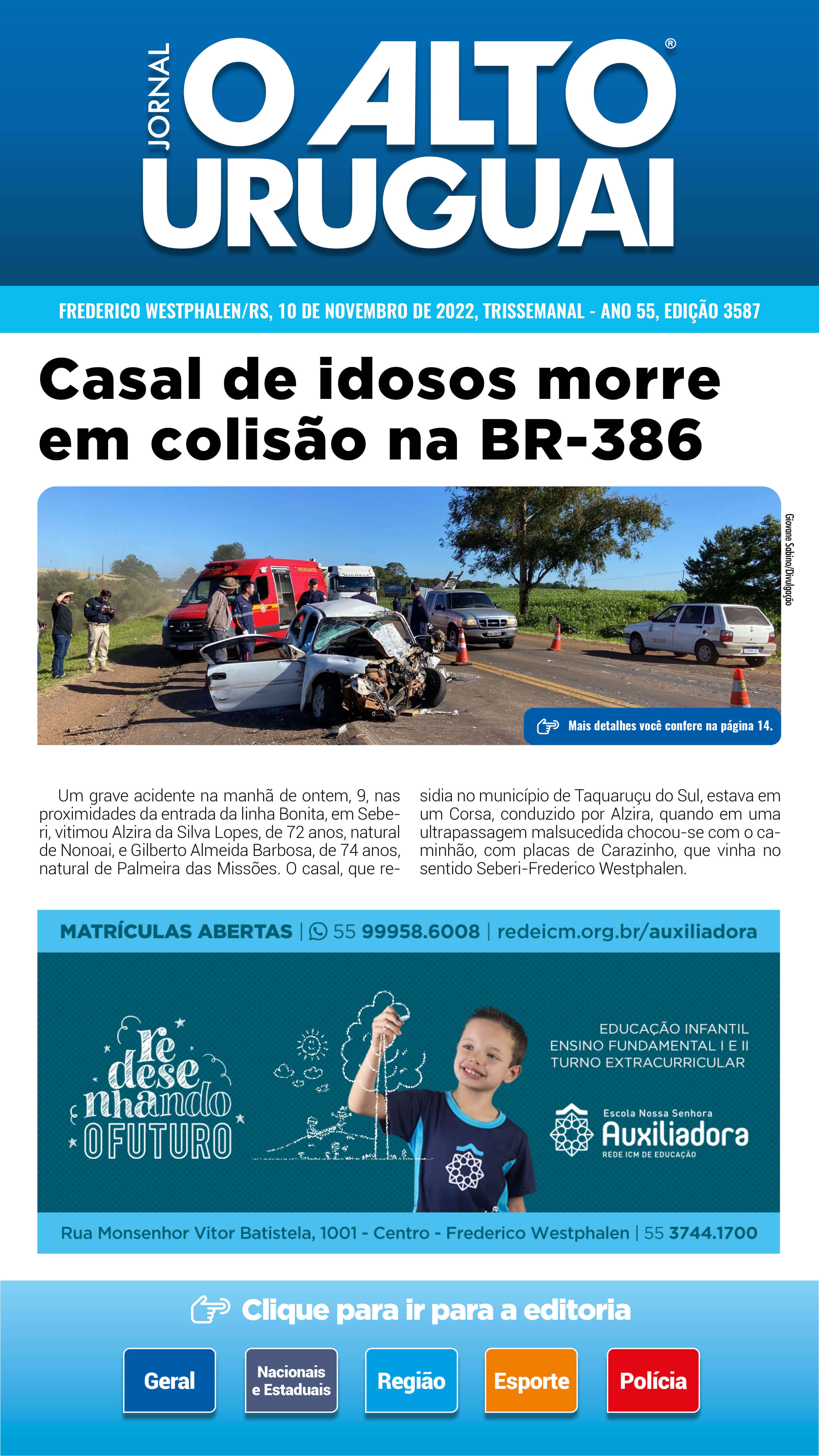 Capa Edição 3587 - Quinta