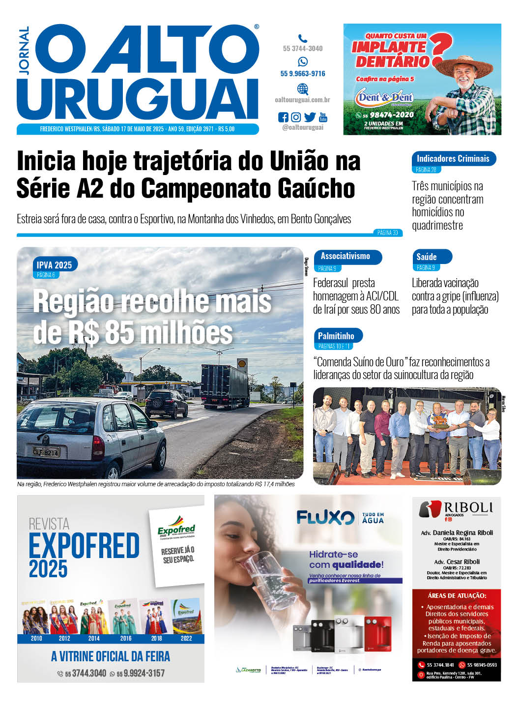 Capa Edição 3971 - Sábado