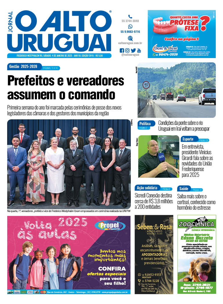 Capa Edição 3915 - Sábado