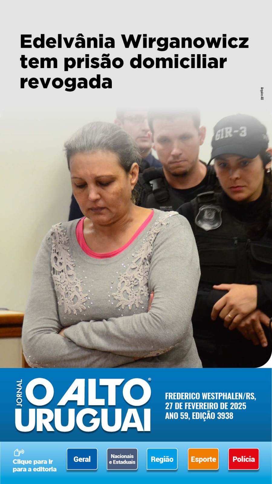 Capa Edição 3938 - Quinta