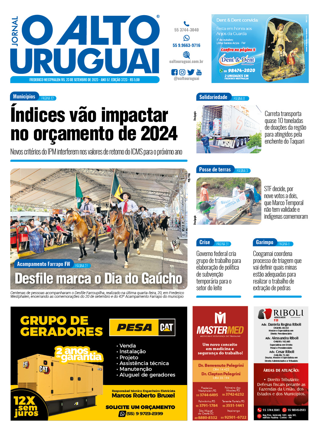 Capa Edição 3723 - Sábado