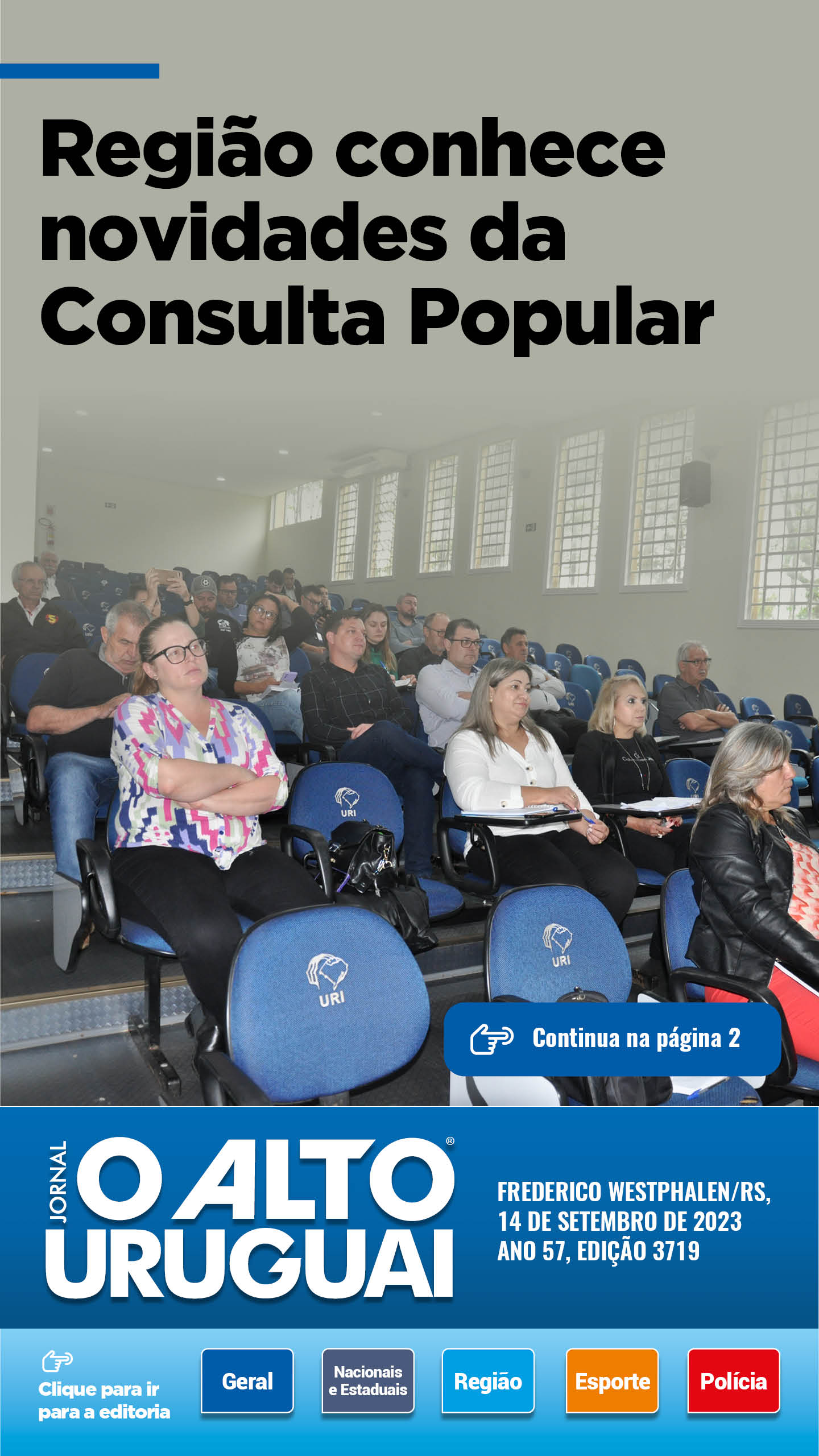 Capa Edição 3719 - Quinta
