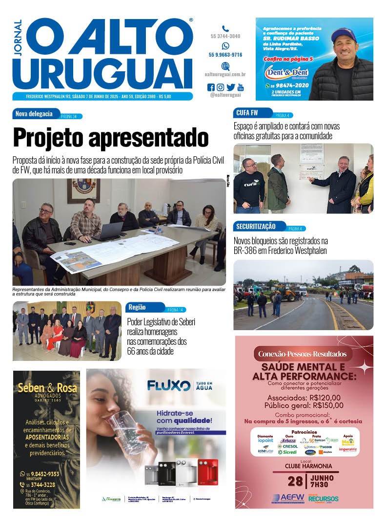 Capa Edição 3980 - Sábado