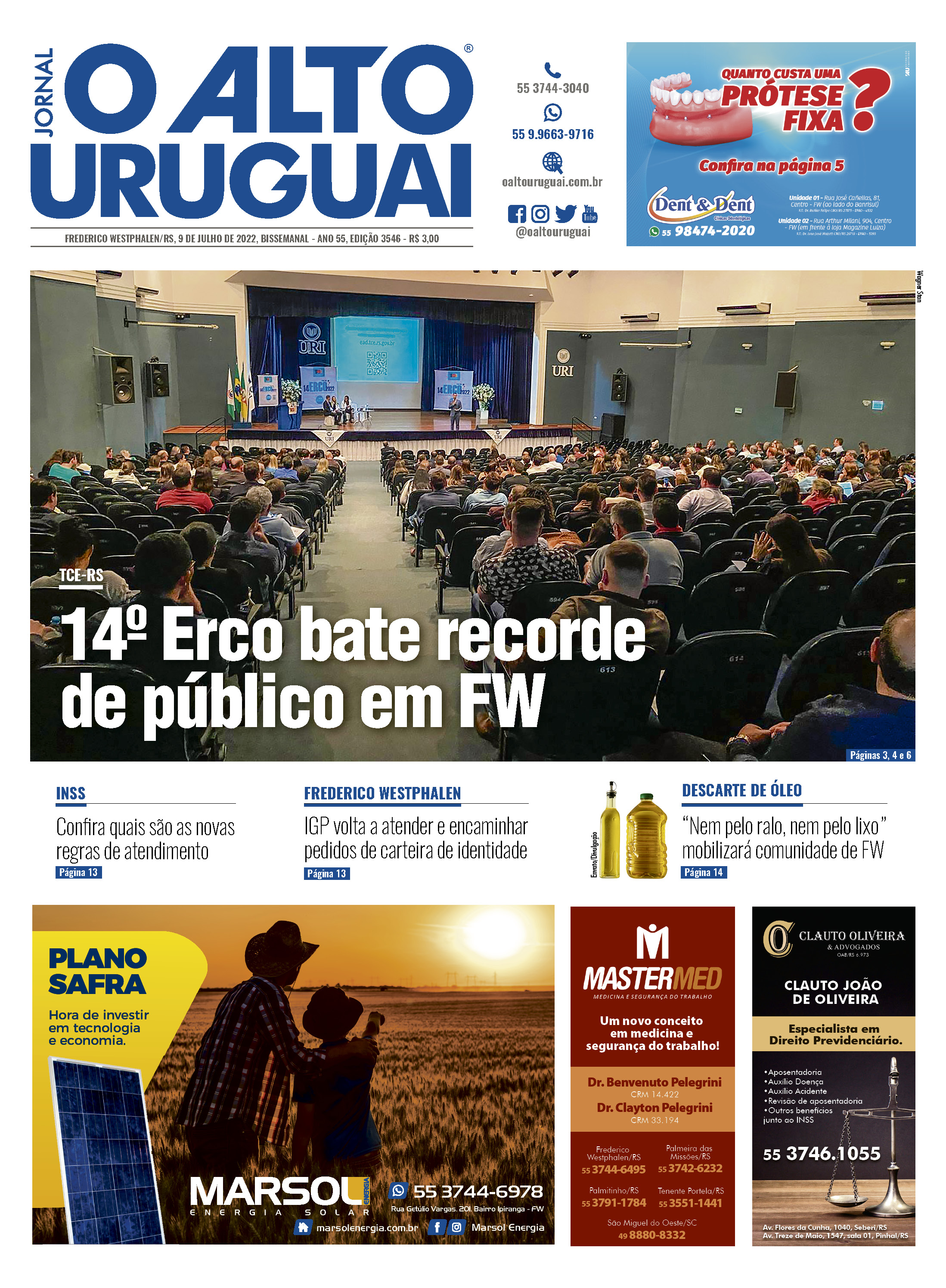 Capa Edição 3546 - Sábado