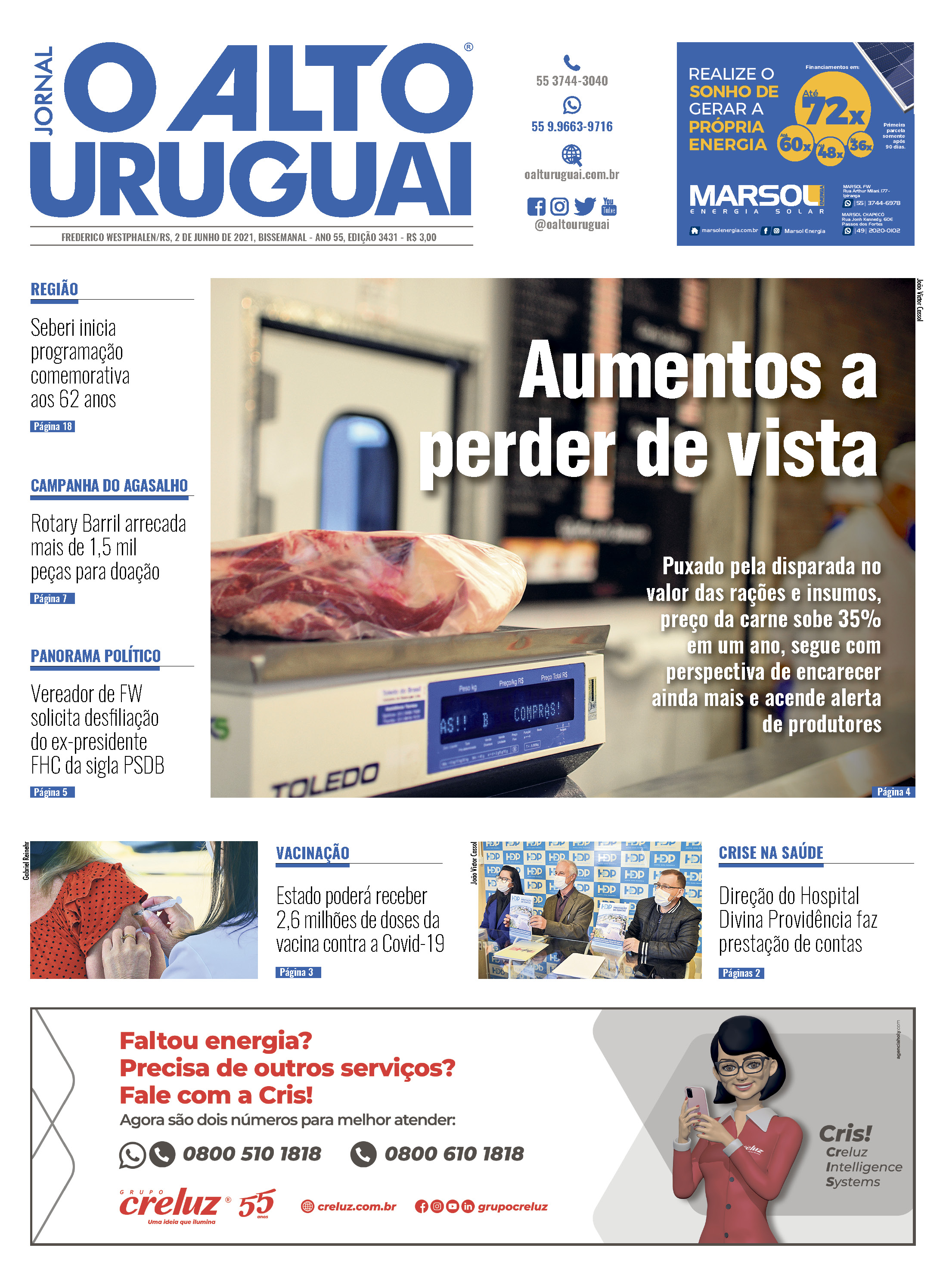 Capa Edição 3431 - Quarta