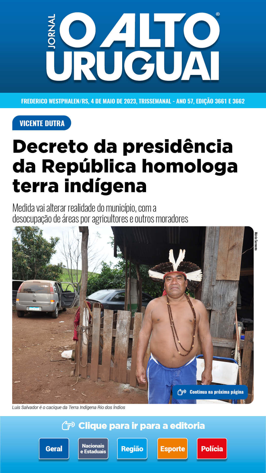 Capa Edição 3661 e 3662 - Quinta