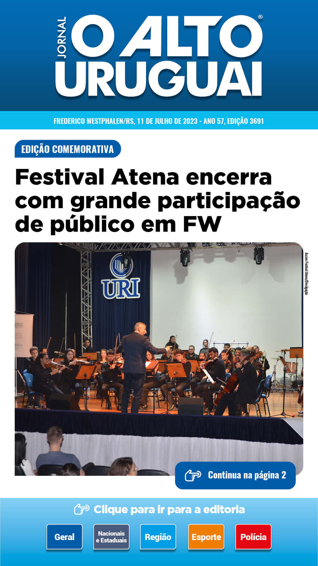 Capa Edição 3691 - Terça