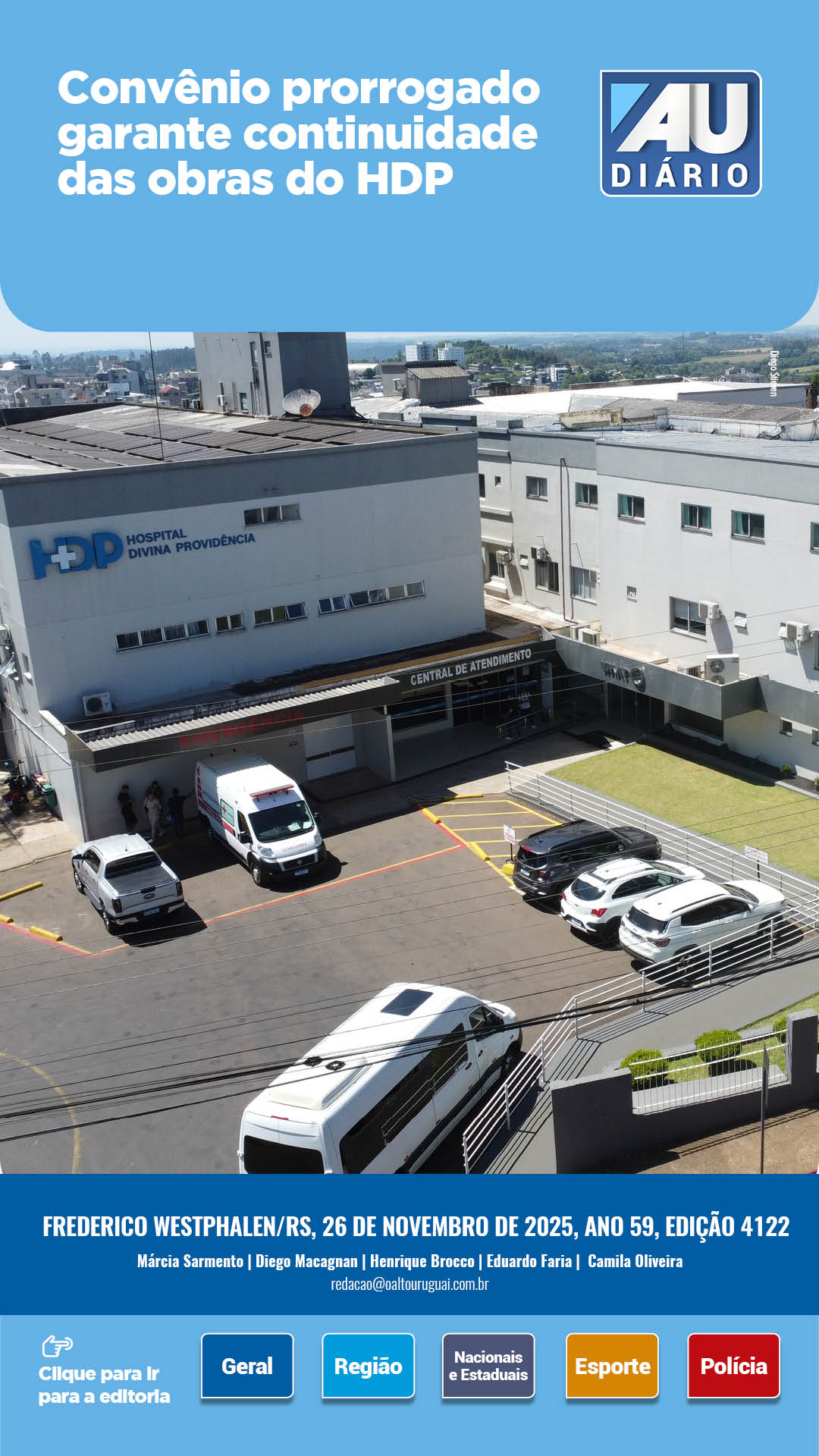 Capa Edição 4122 - Quarta