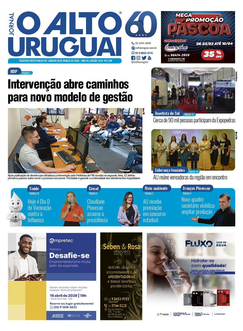 Capa Edição 4218 - Sábado