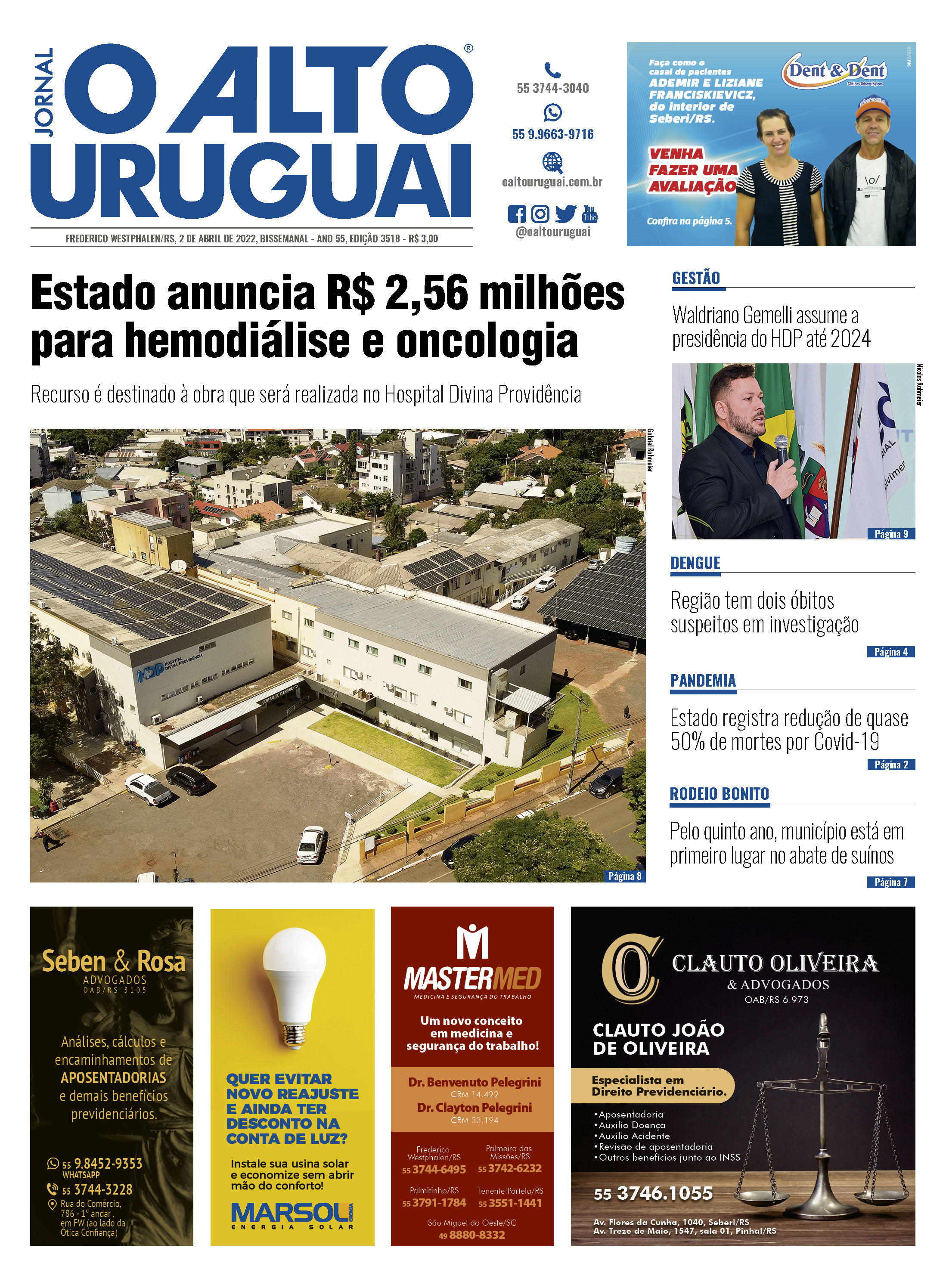 Capa Edição 3418 - Sábado