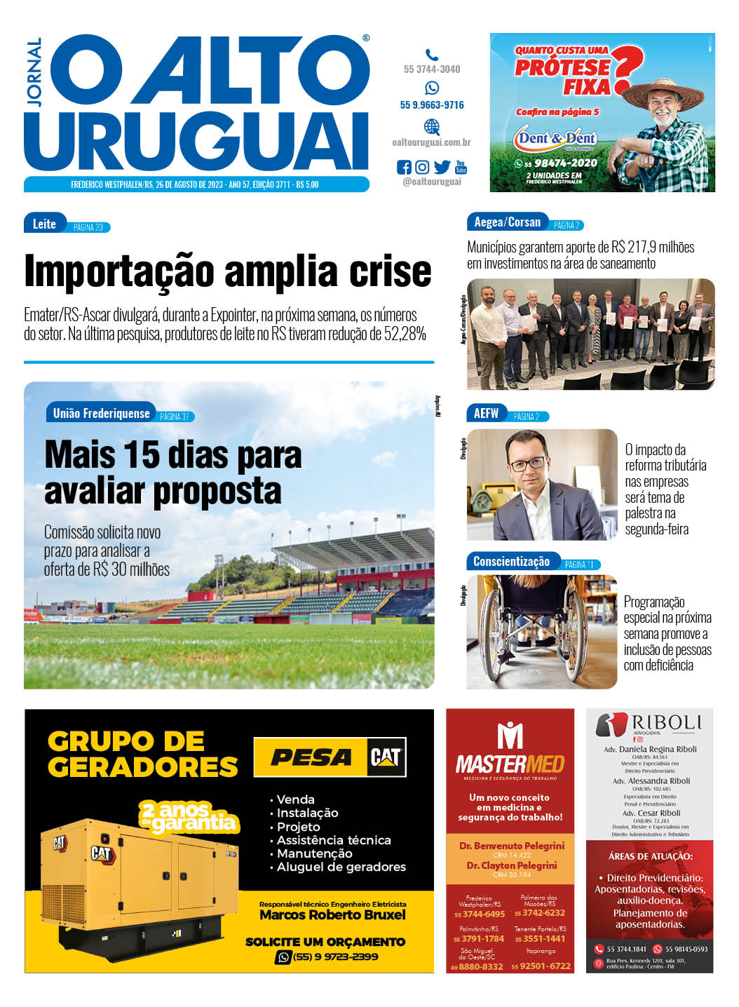 Capa Edição 3711 - Sábado