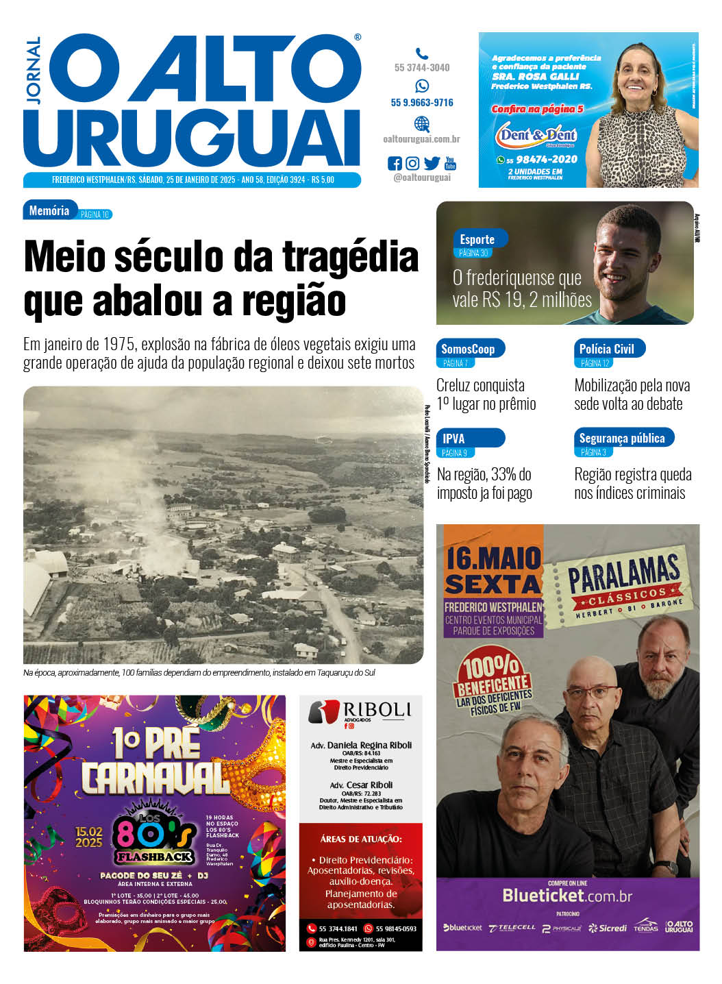 Capa Edição 3924 - Sábado