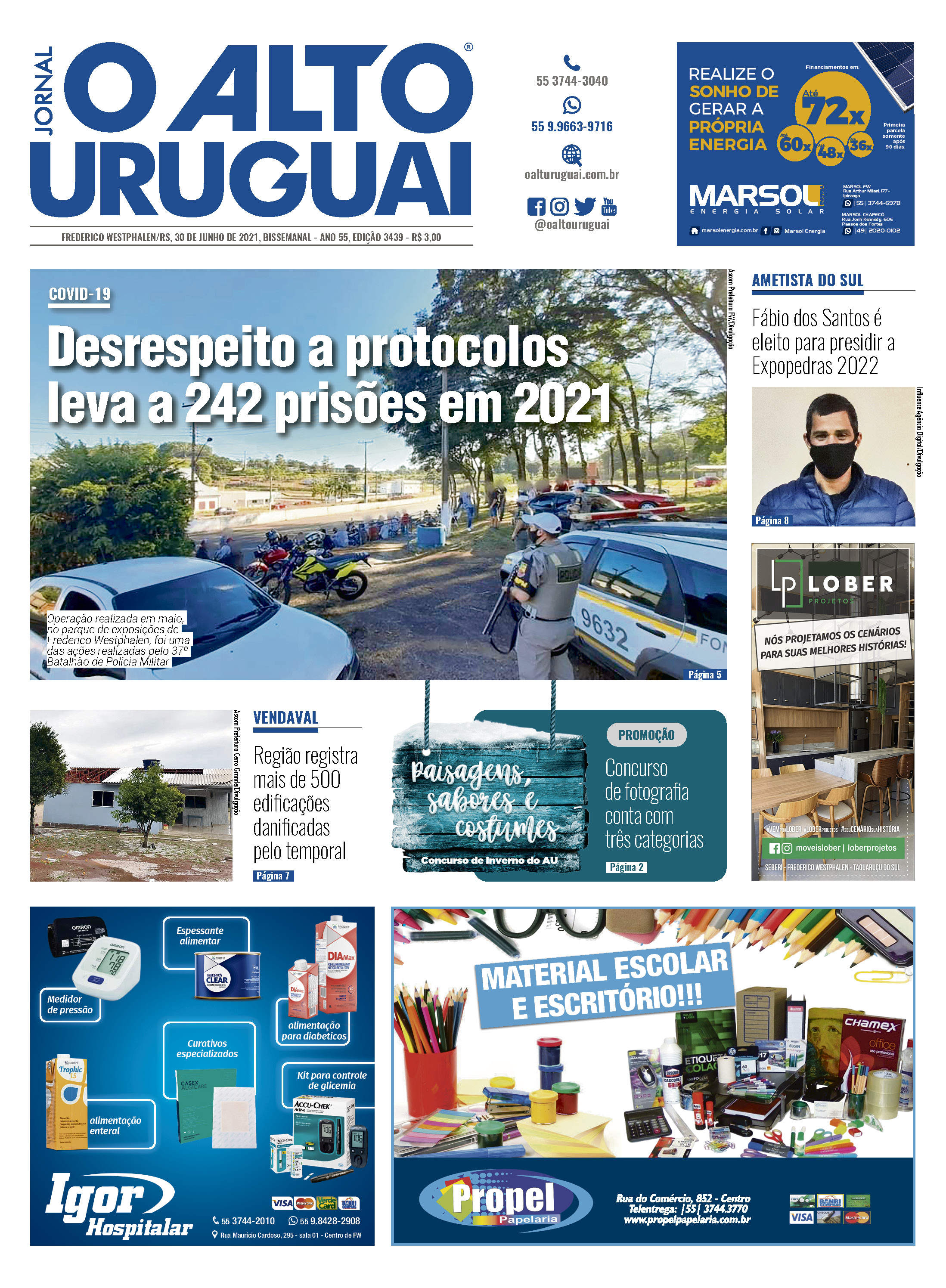 Capa Edição 3439 - Quarta