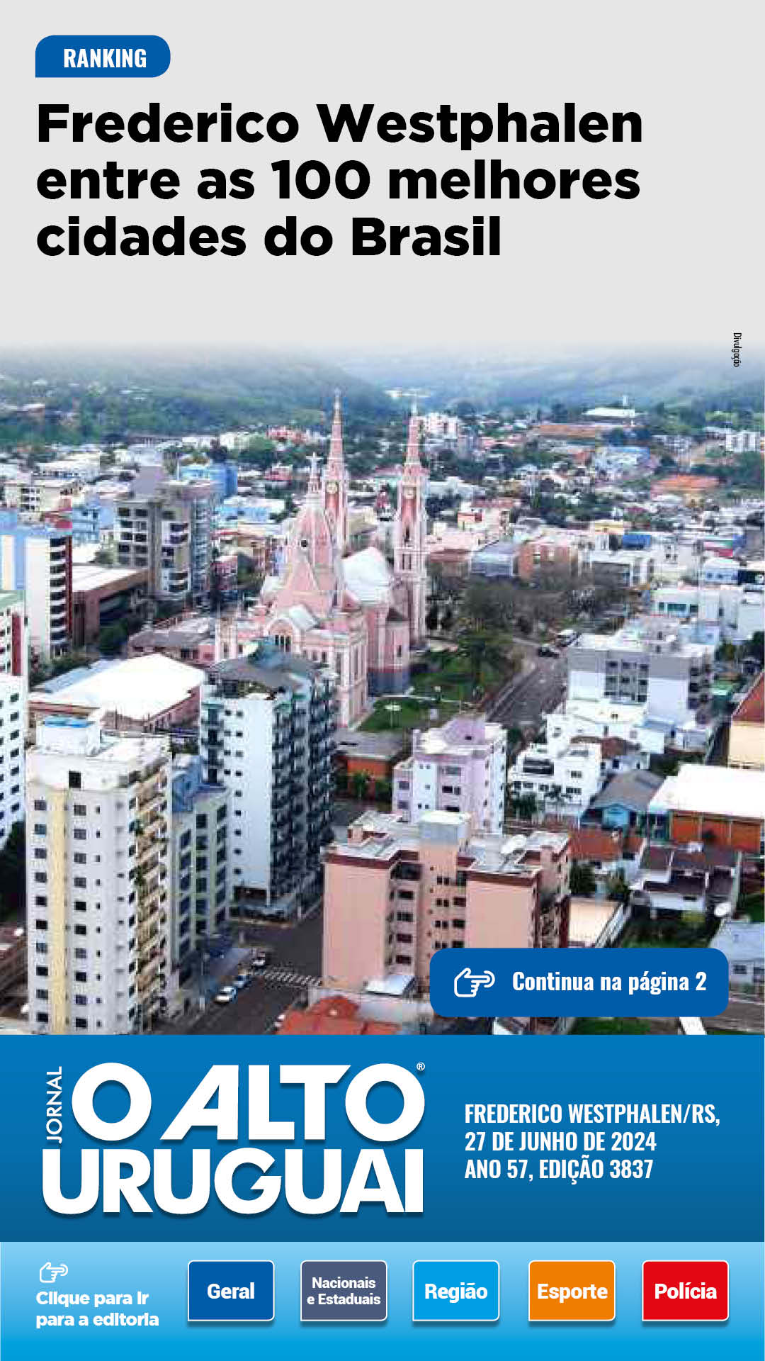 Capa Edição 3837 - Quinta