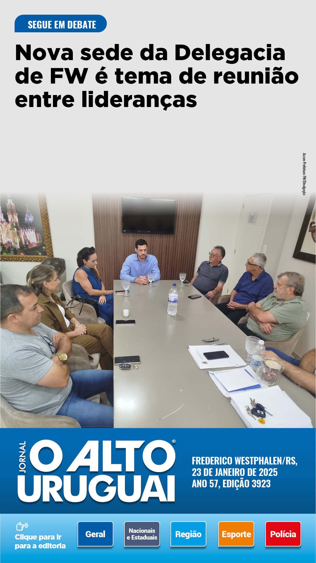 Capa Edição 3923 - Quinta