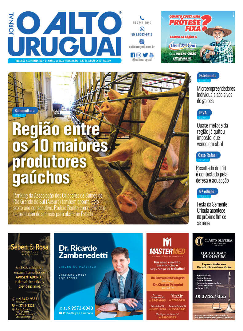 Capa Edição 3636 - Sábado