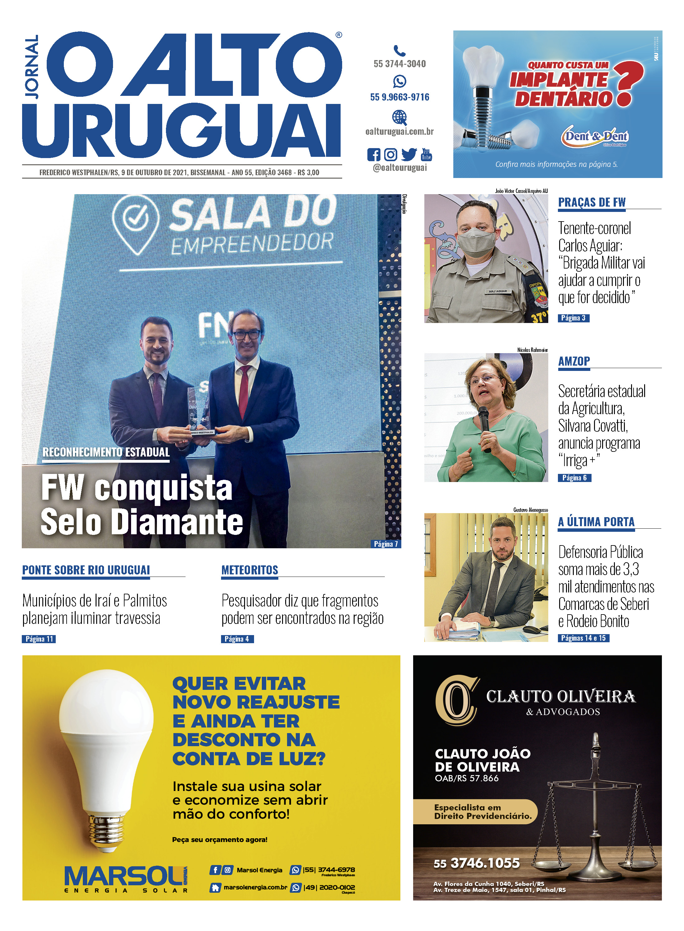 Capa Edição 3468 - Sábado